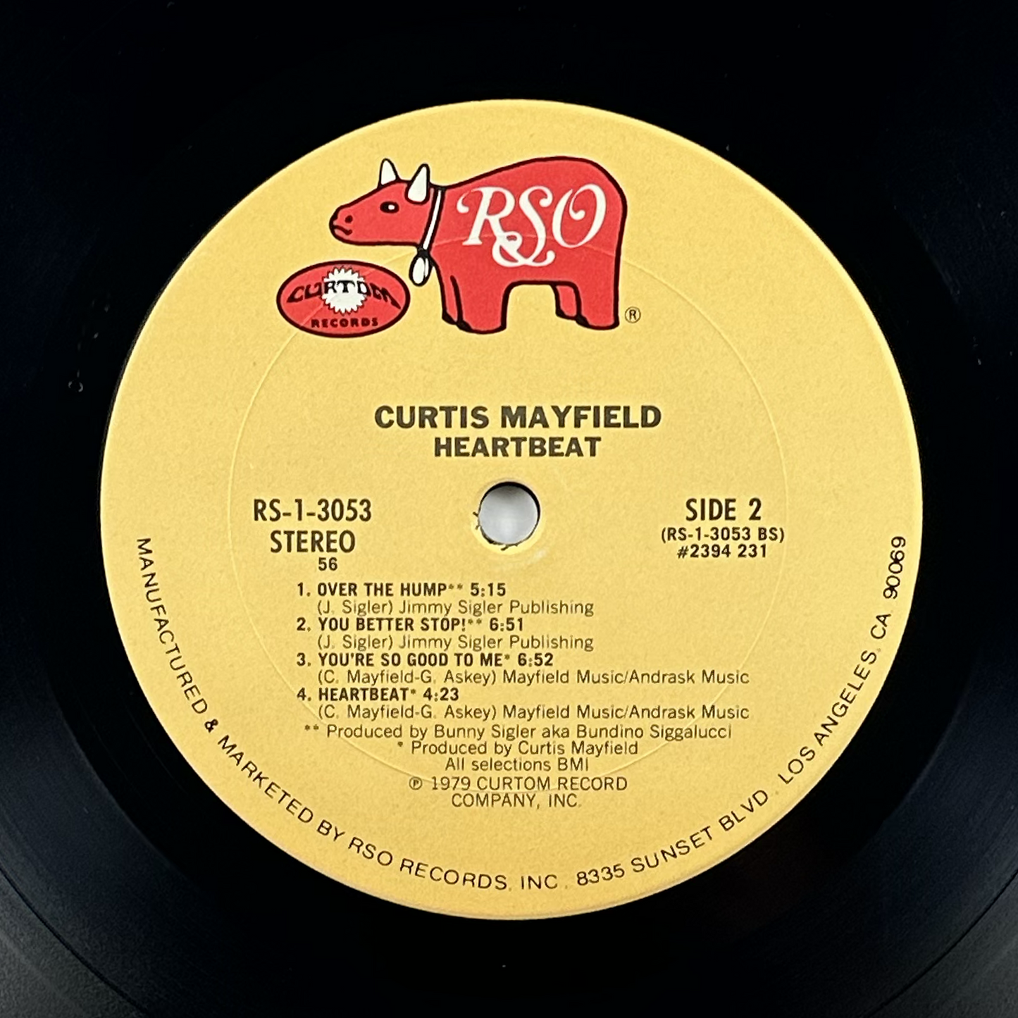 Pre-Owned :: Curtis Mayfield "Heartbeat" LP