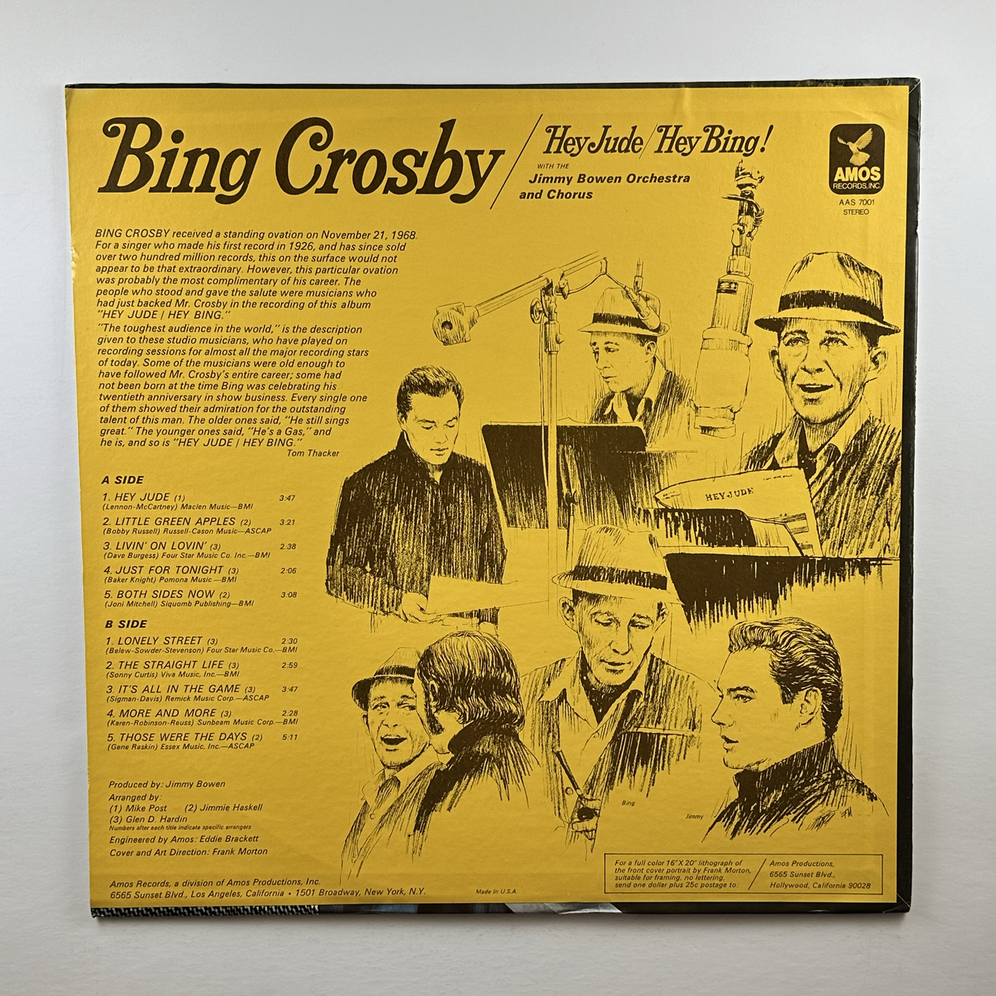Pre-Owned :: Bing Crosby "Hey Jude / Hey Bing!" LP