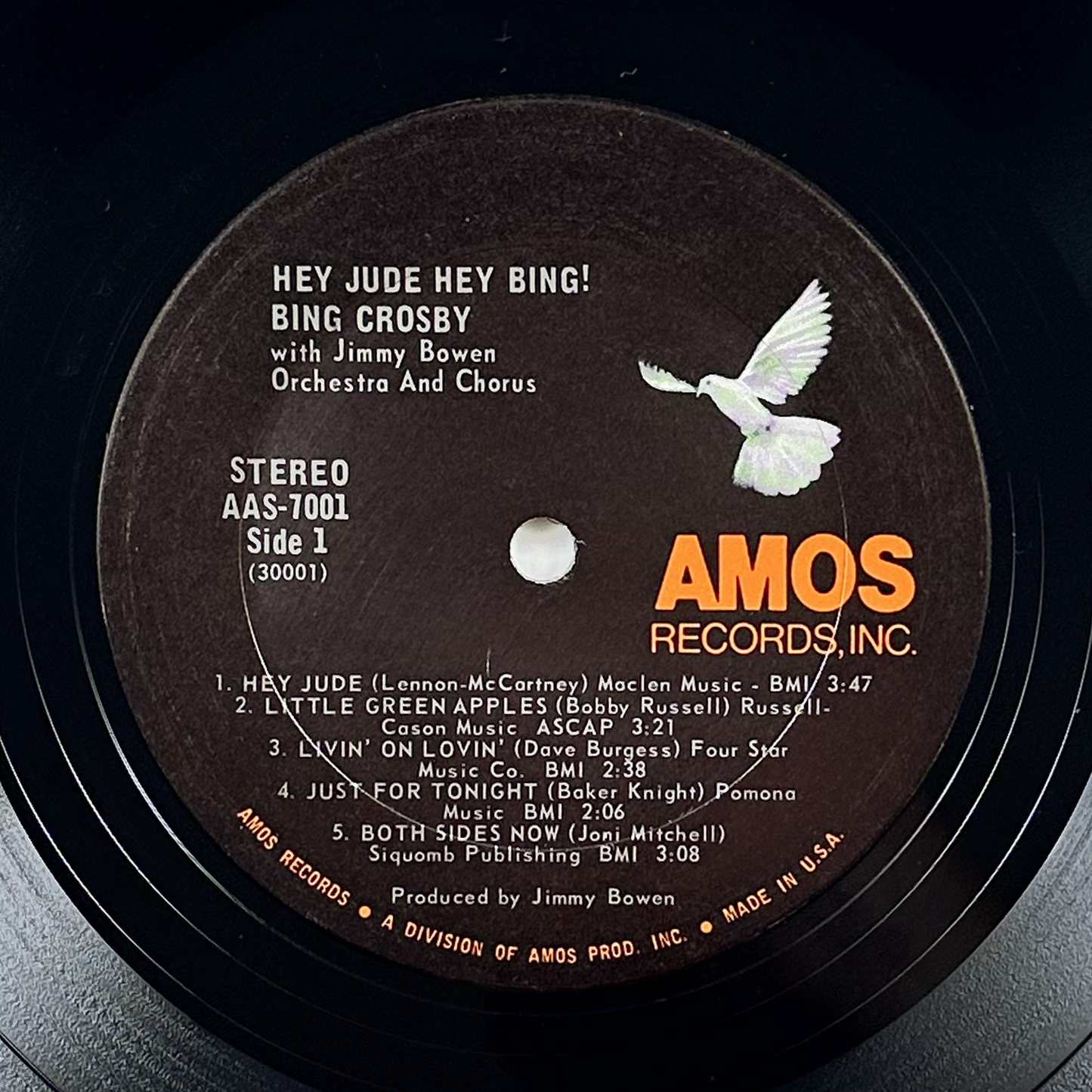 Pre-Owned :: Bing Crosby "Hey Jude / Hey Bing!" LP