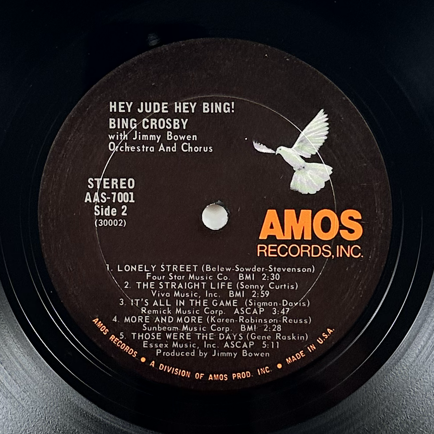 Pre-Owned :: Bing Crosby "Hey Jude / Hey Bing!" LP