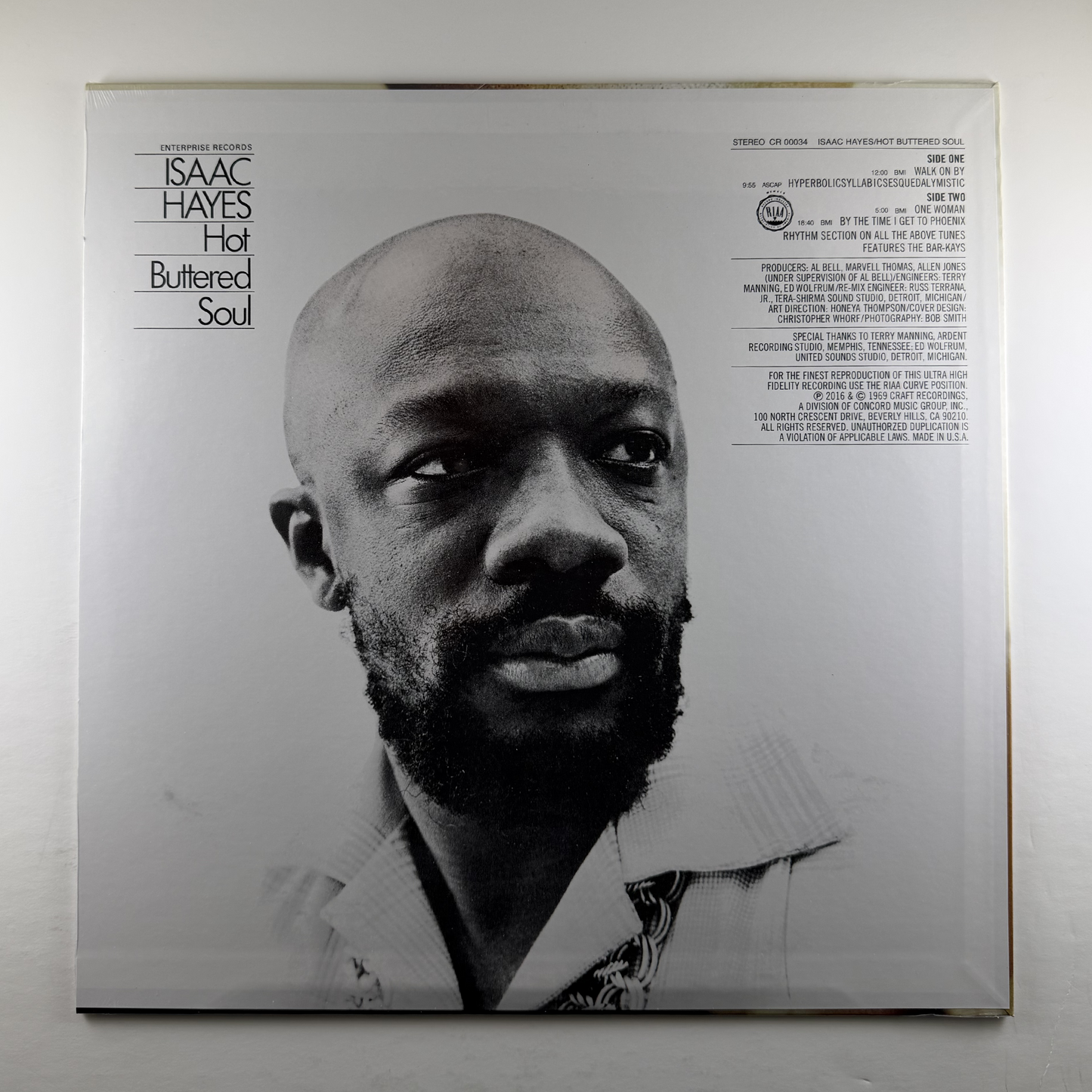 Isaac Hayes "Hot Buttered Soul" LP