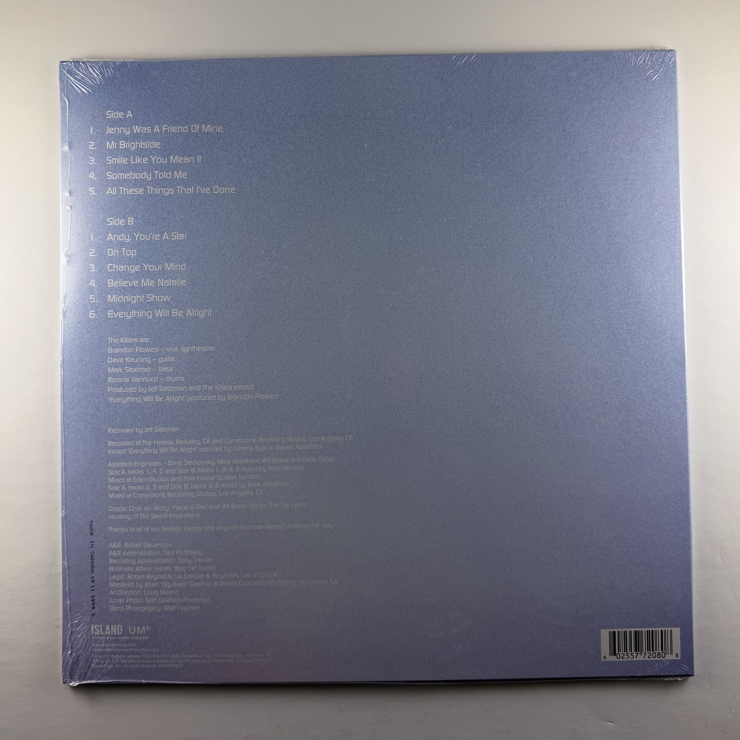 Killers, The "Hot Fuss" LP