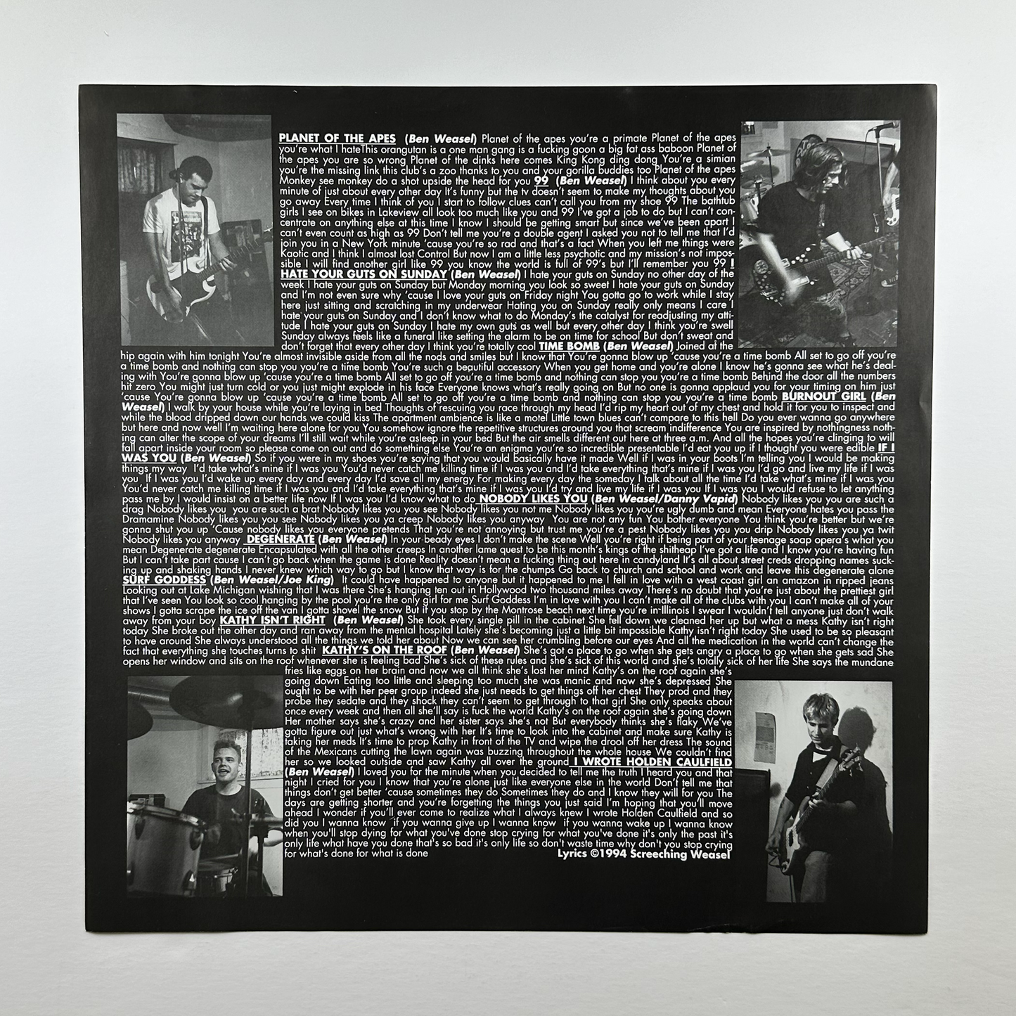 Pre-Owned :: Screeching Weasel "How To Make Enemies And Irritate People" LP