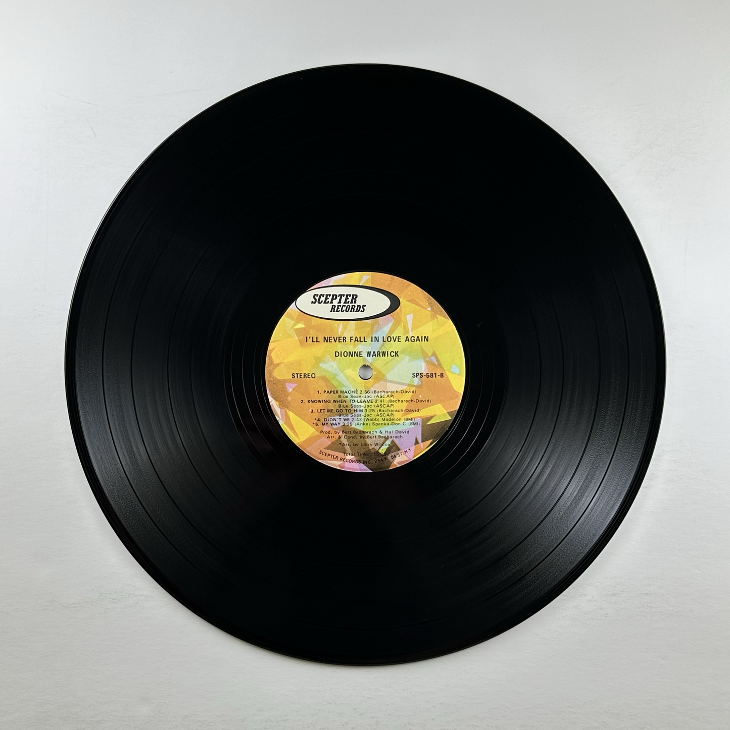 Pre-Owned :: Dionne Warwick "I'll Never Fall In Love Again" LP