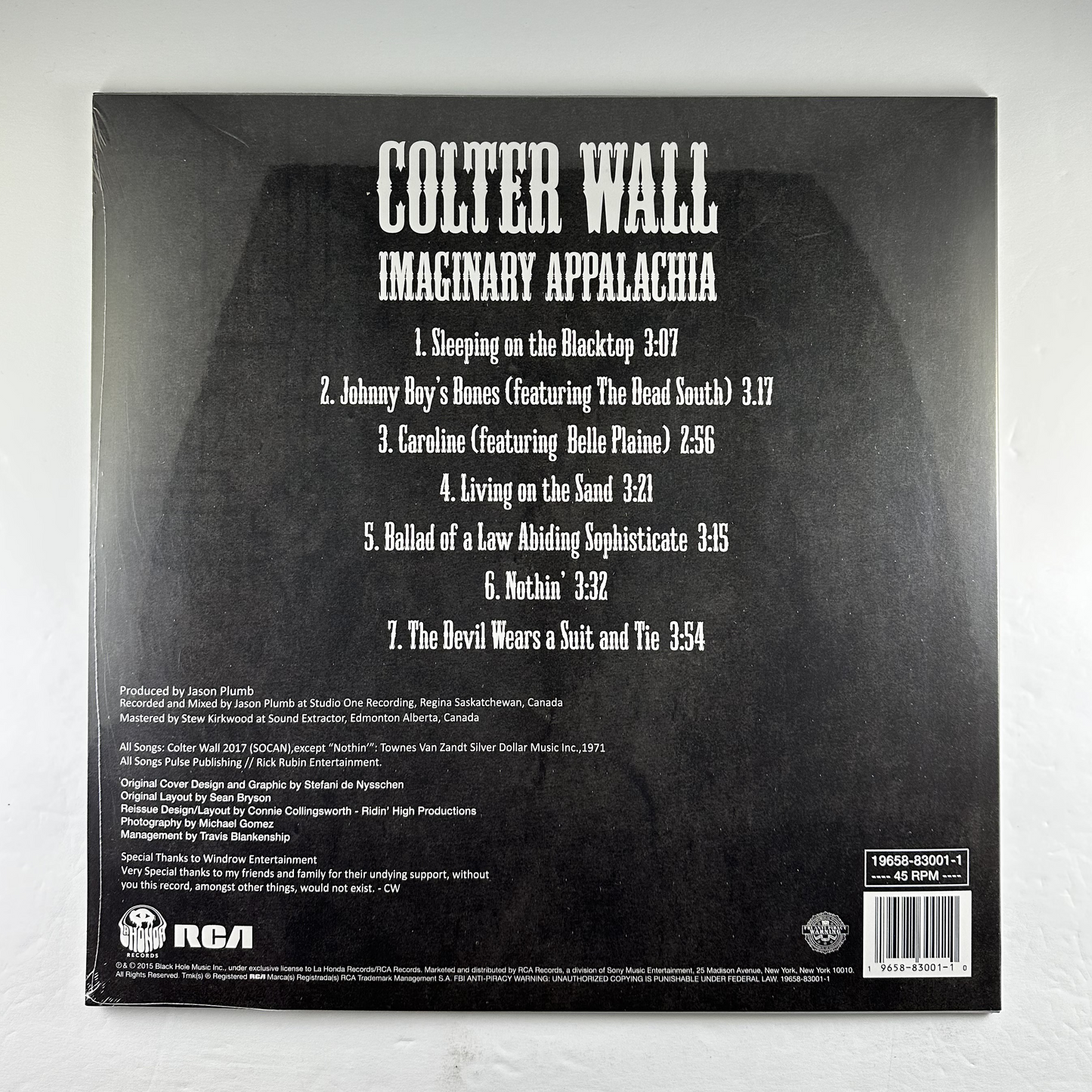 Colter Wall "Imaginary Appalachia" LP