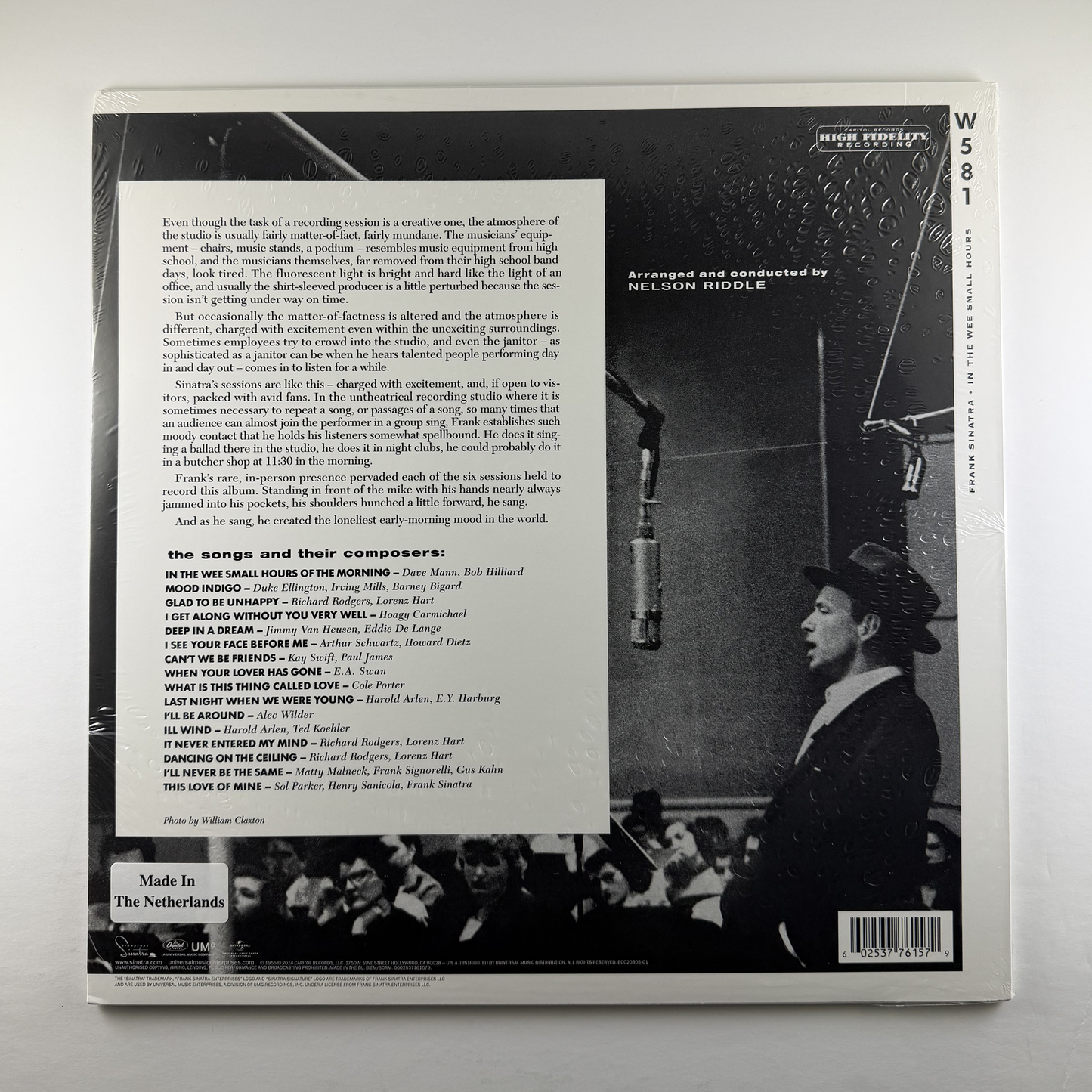 Frank Sinatra "In the Wee Small Hours" LP