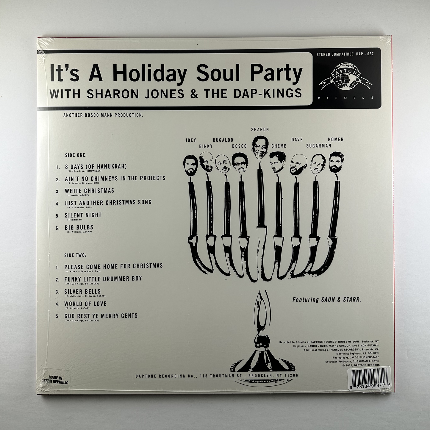 Sharon Jones & the Dap-Kings "It's A Holiday Soul Party" LP