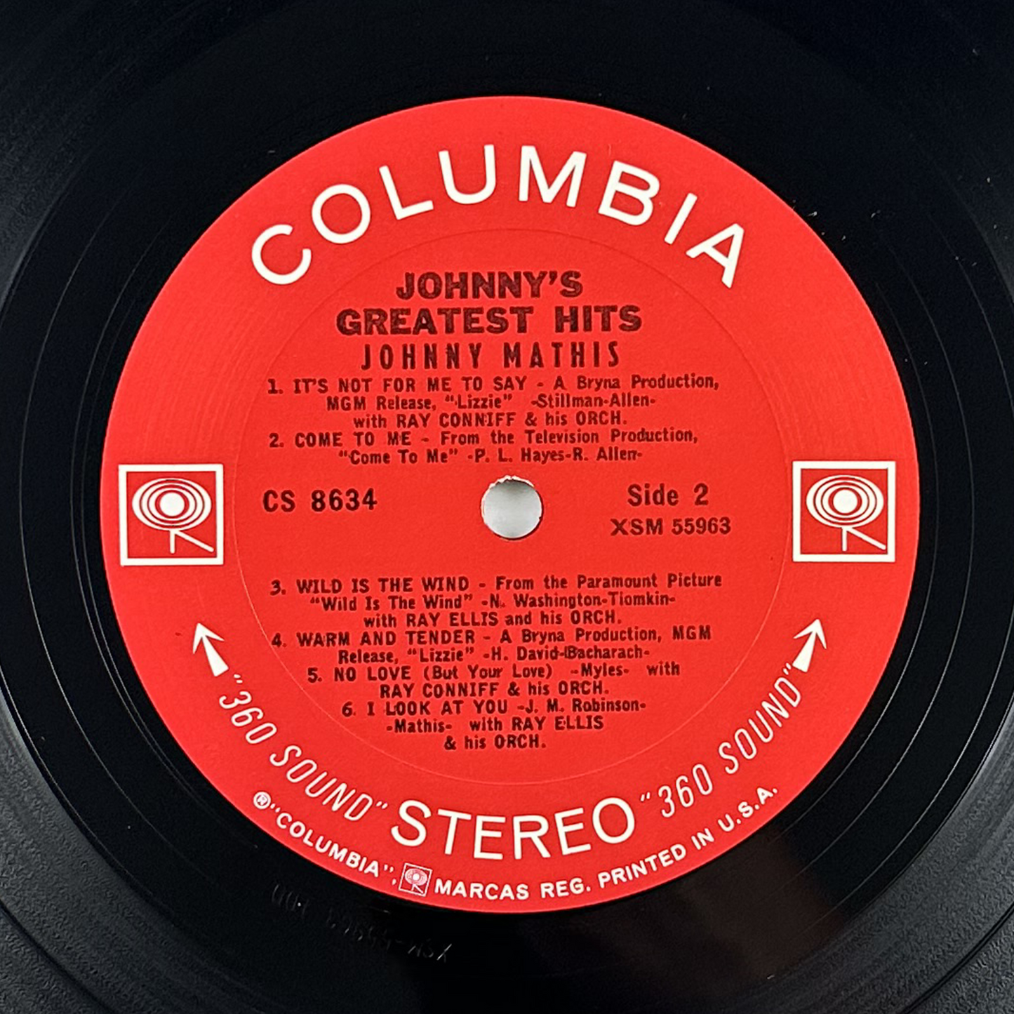 Pre-Owned :: Johnny Mathis "Johnny's Greatest Hits" LP