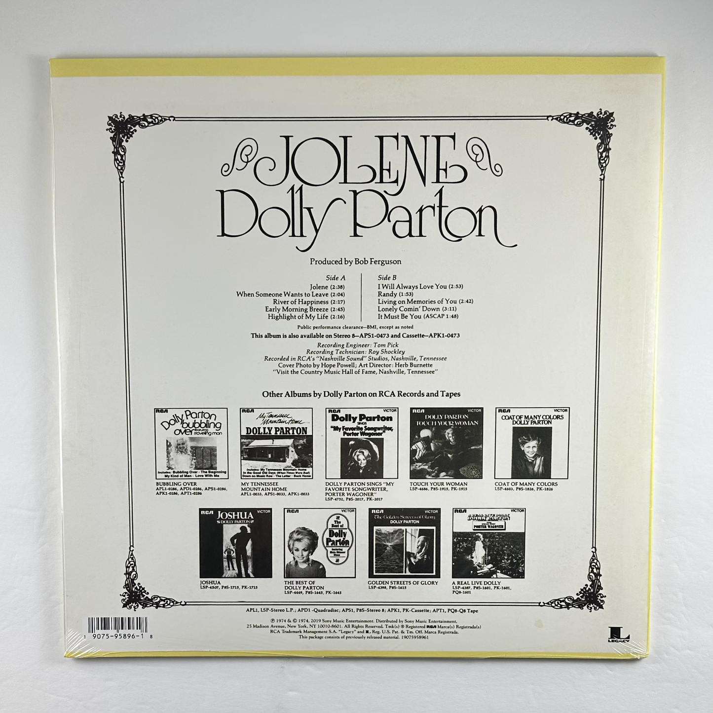 Dolly Parton "Jolene" LP