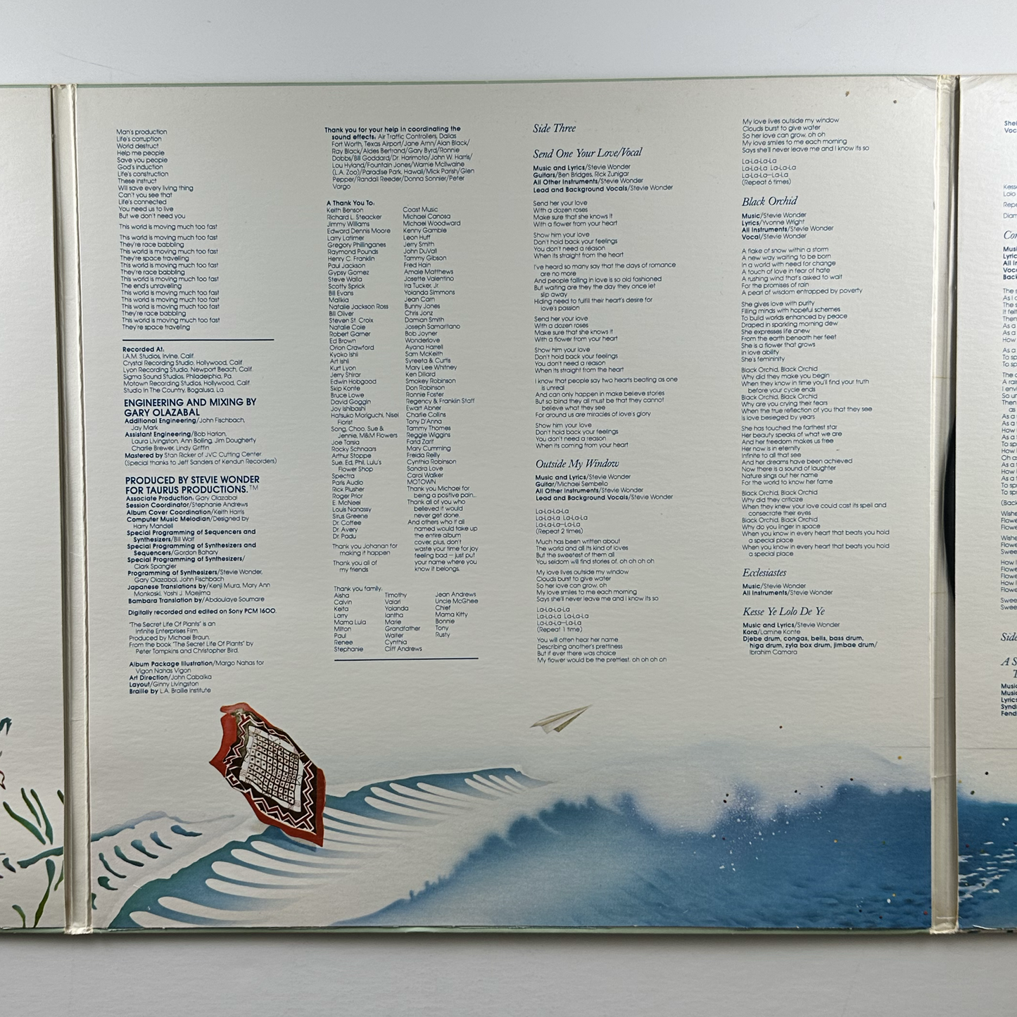 Pre-Owned :: Stevie Wonder "Stevie Wonder's Journey Through The Secret Life Of Plants" 2xLP