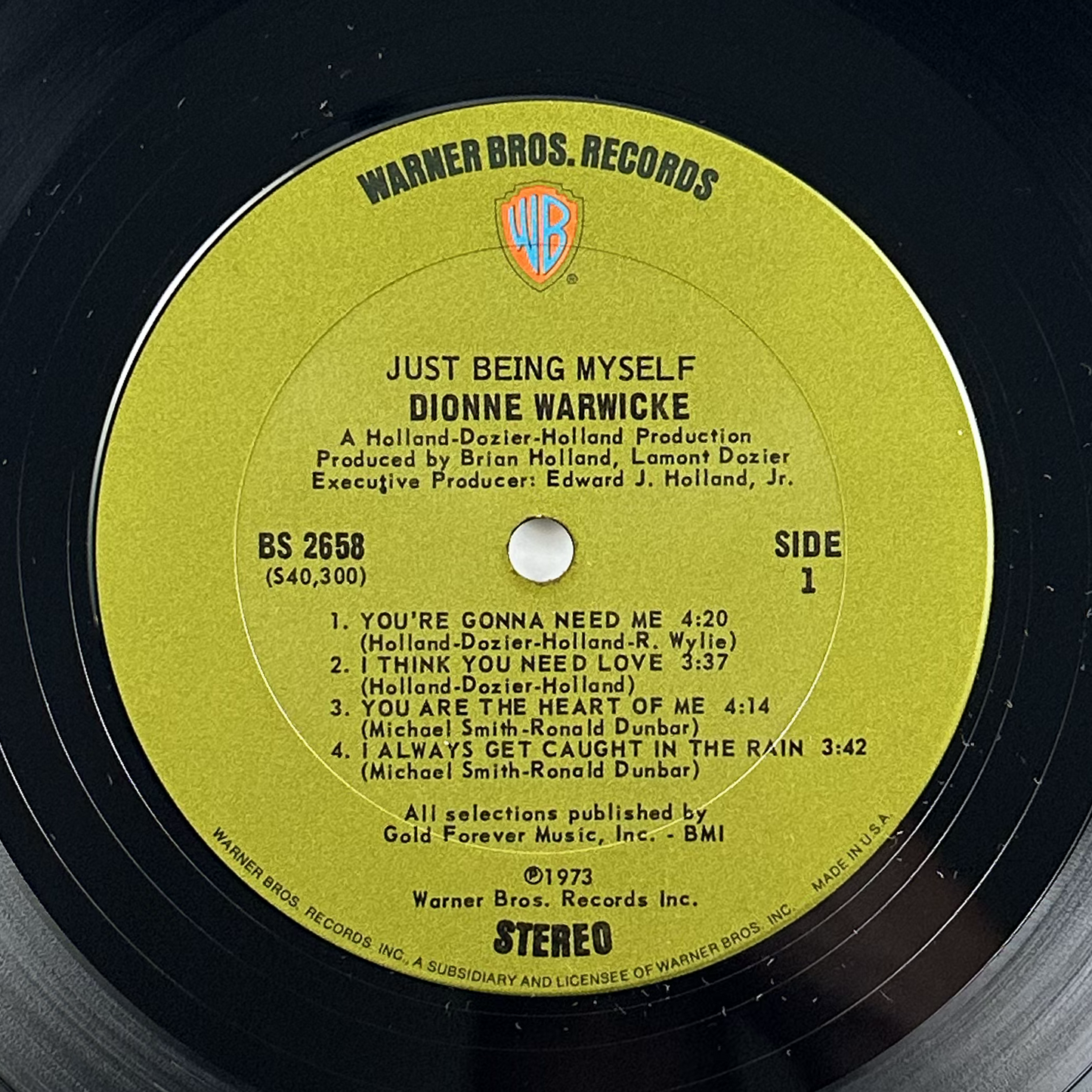 Pre-Owned :: Dionne Warwicke "Just Being Myself" LP