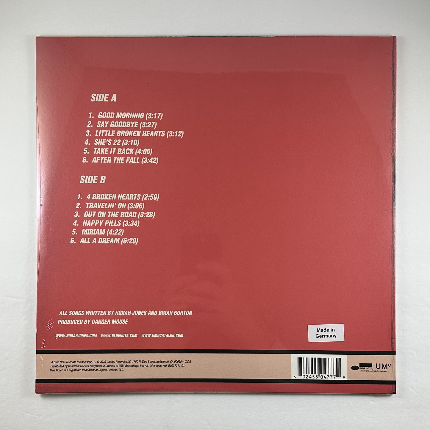 Norah Jones "Little Broken Hearts" LP