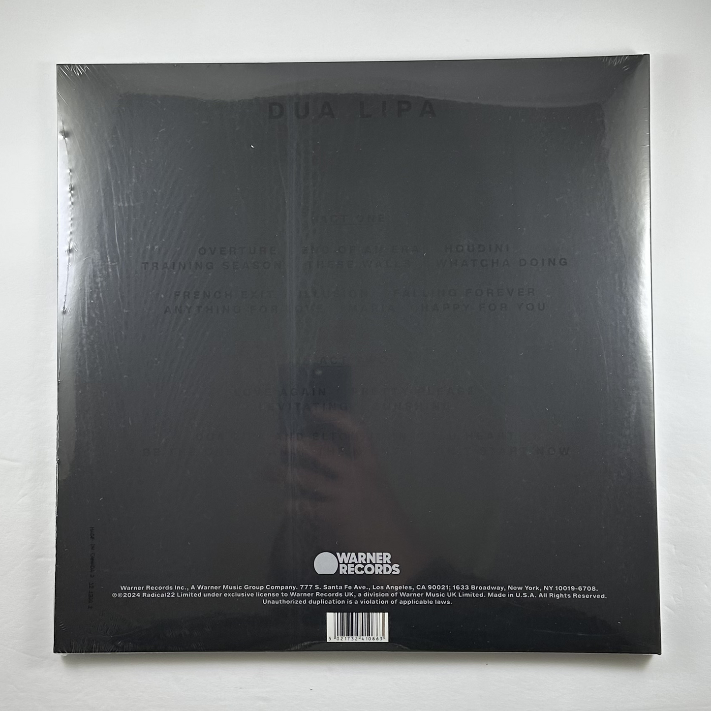 Dua Lipa "Live From The Royal Albert Hall" 2xLP