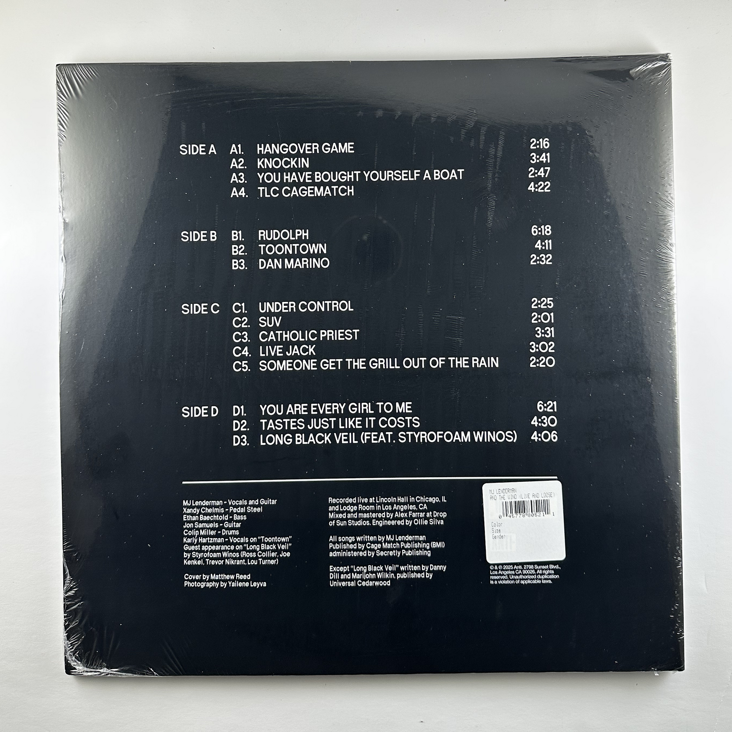 MJ Lenderman and the Wind "Live and Loose!" 2xLP