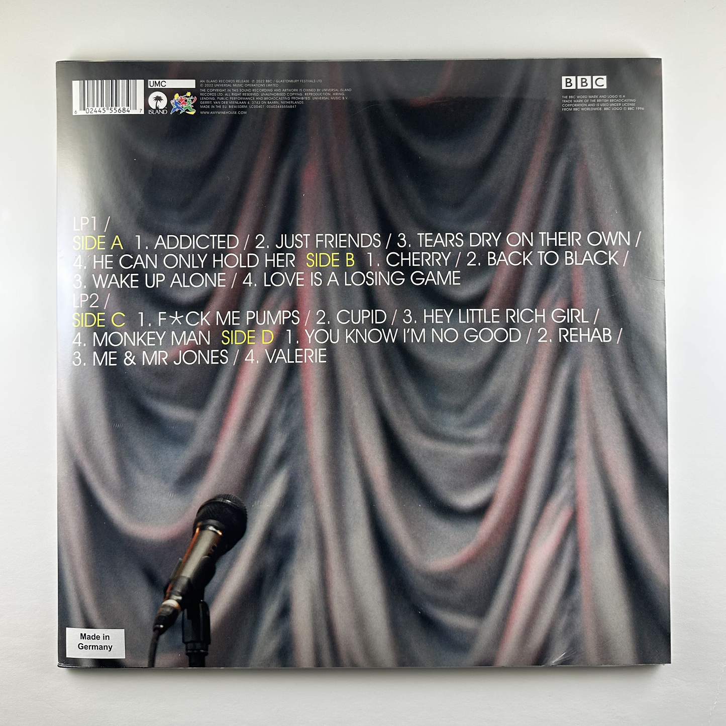 Amy Winehouse "Live At Glastonbury 2007" 2xLP