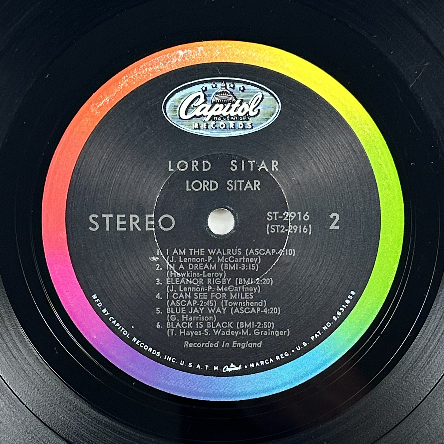 Pre-Owned :: Lord Sitar "Lord Sitar" LP