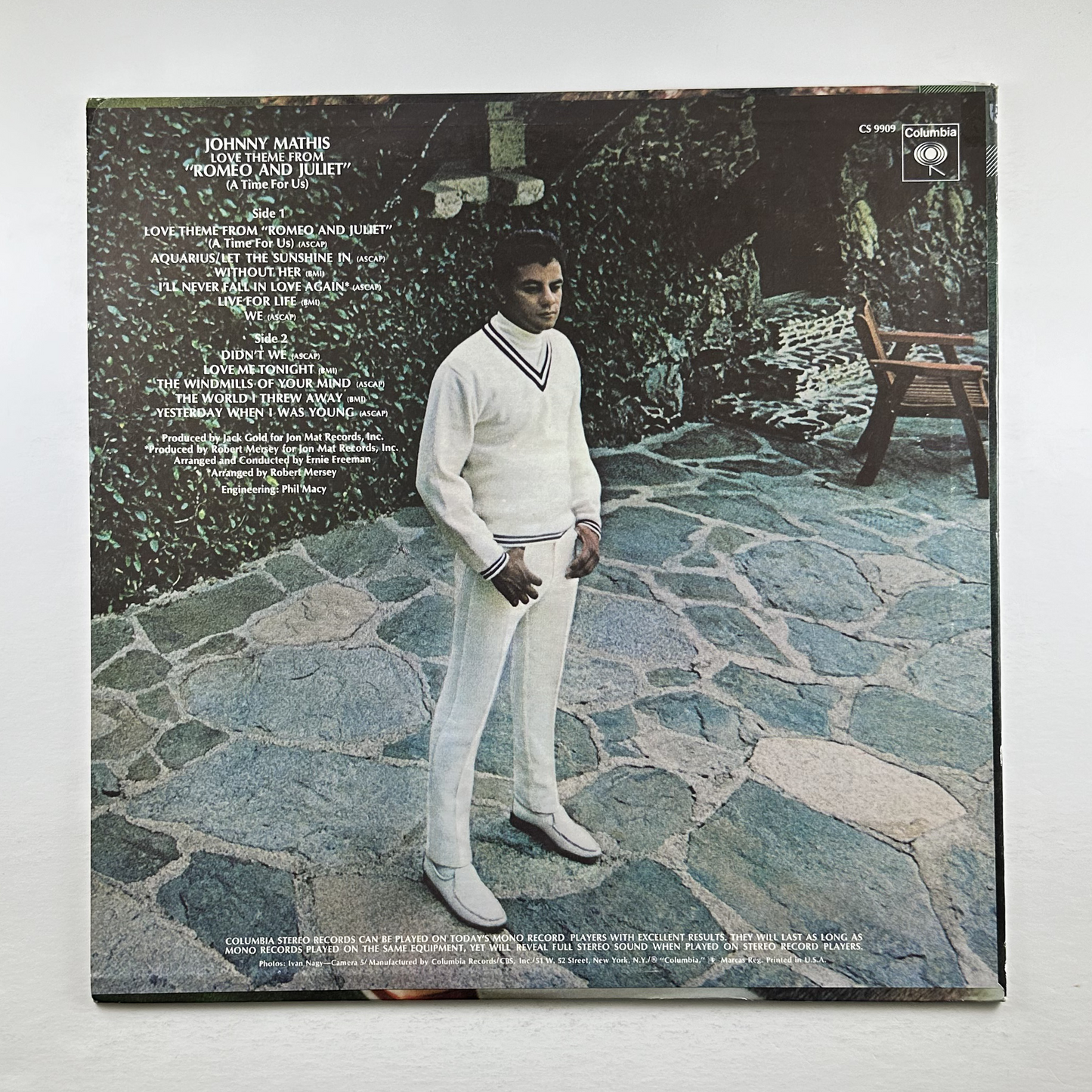 Pre-Owned :: Johnny Mathis "Love Theme From "Romeo And Juliet" (A Time For Us)" LP