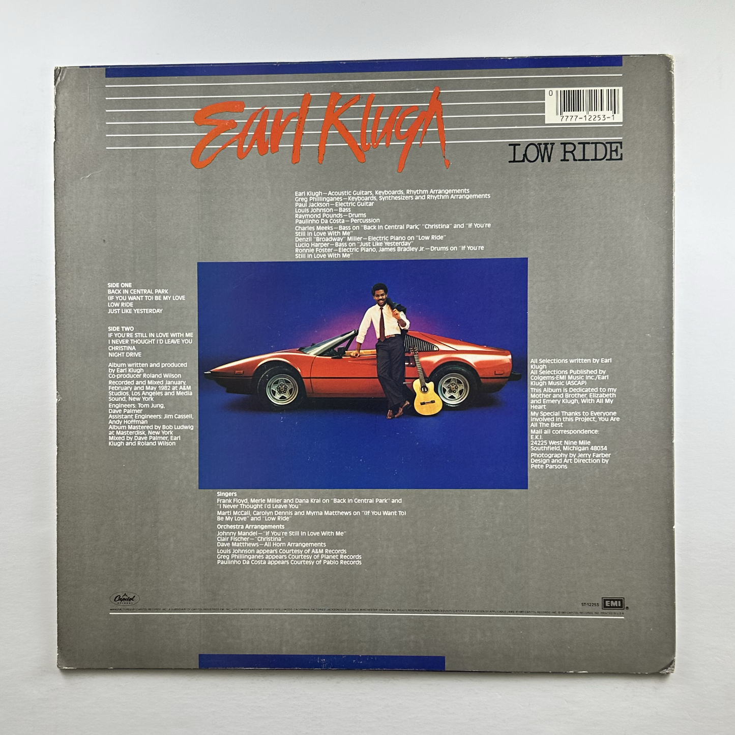 Pre-Owned :: Earl Klugh "Low Ride" LP
