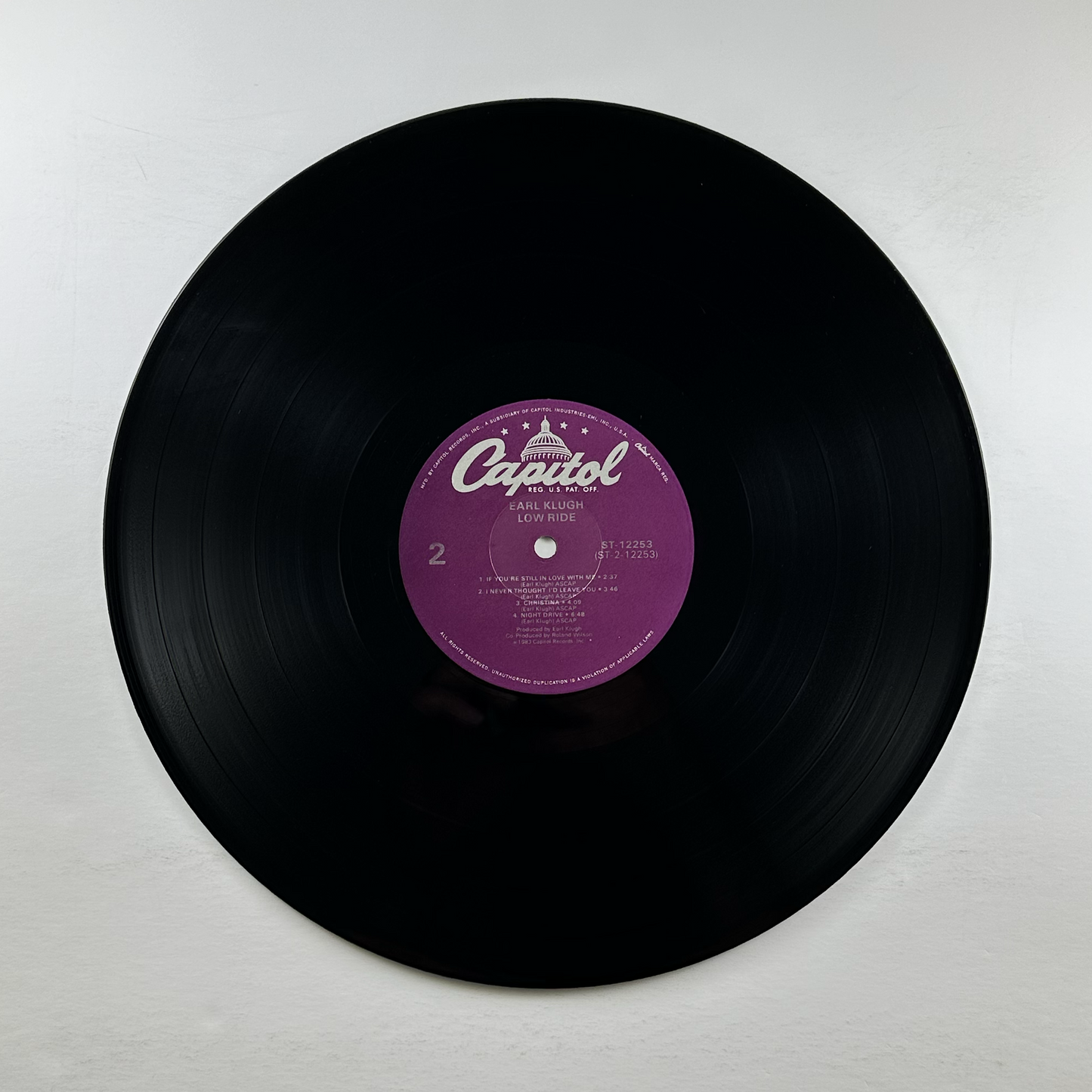 Pre-Owned :: Earl Klugh "Low Ride" LP