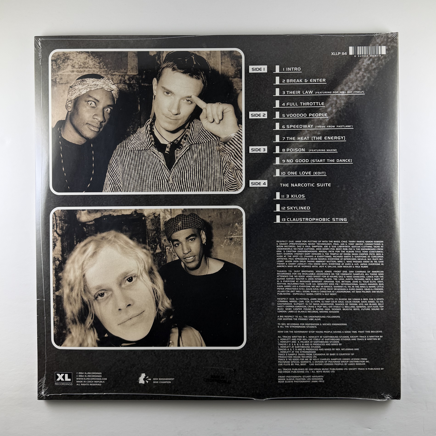 Prodigy "Music for the Jilted Generation" 2xLP
