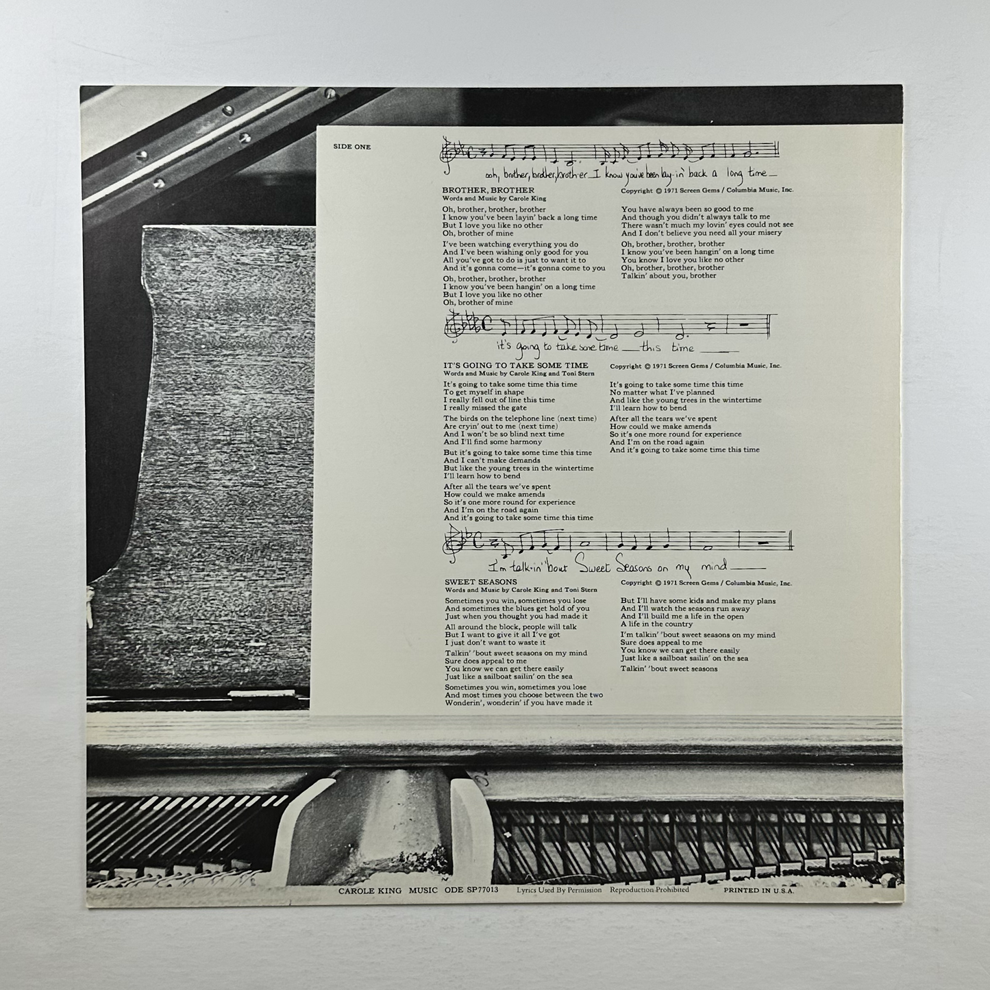 Pre-Owned :: Carole King "Music" LP