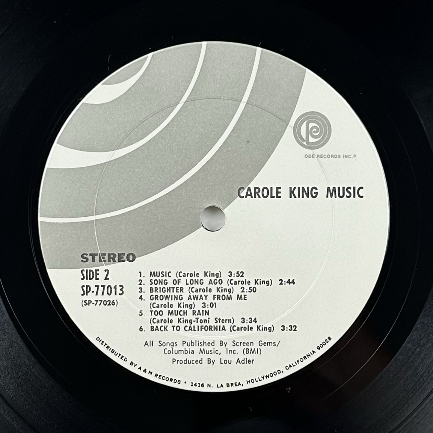 Pre-Owned :: Carole King "Music" LP