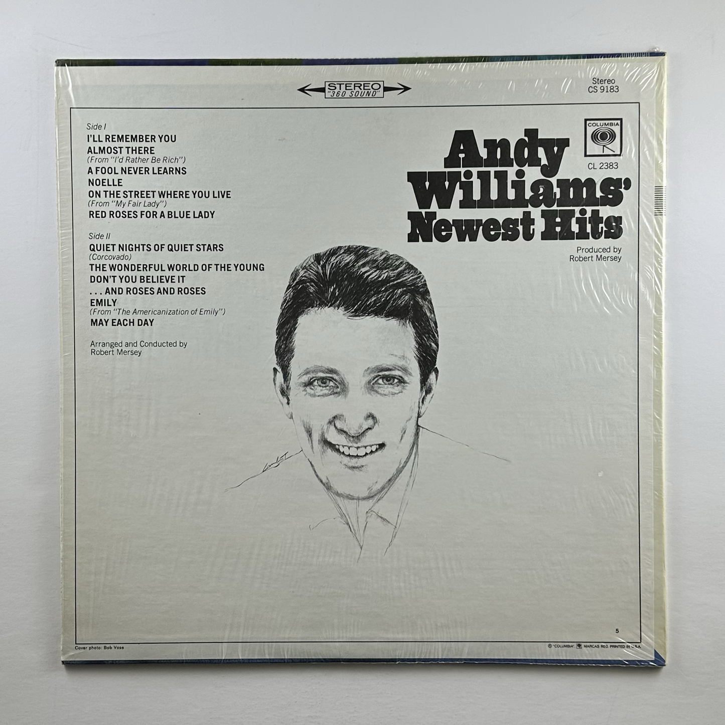 Pre-Owned :: Andy Williams "Newest Hits" LP