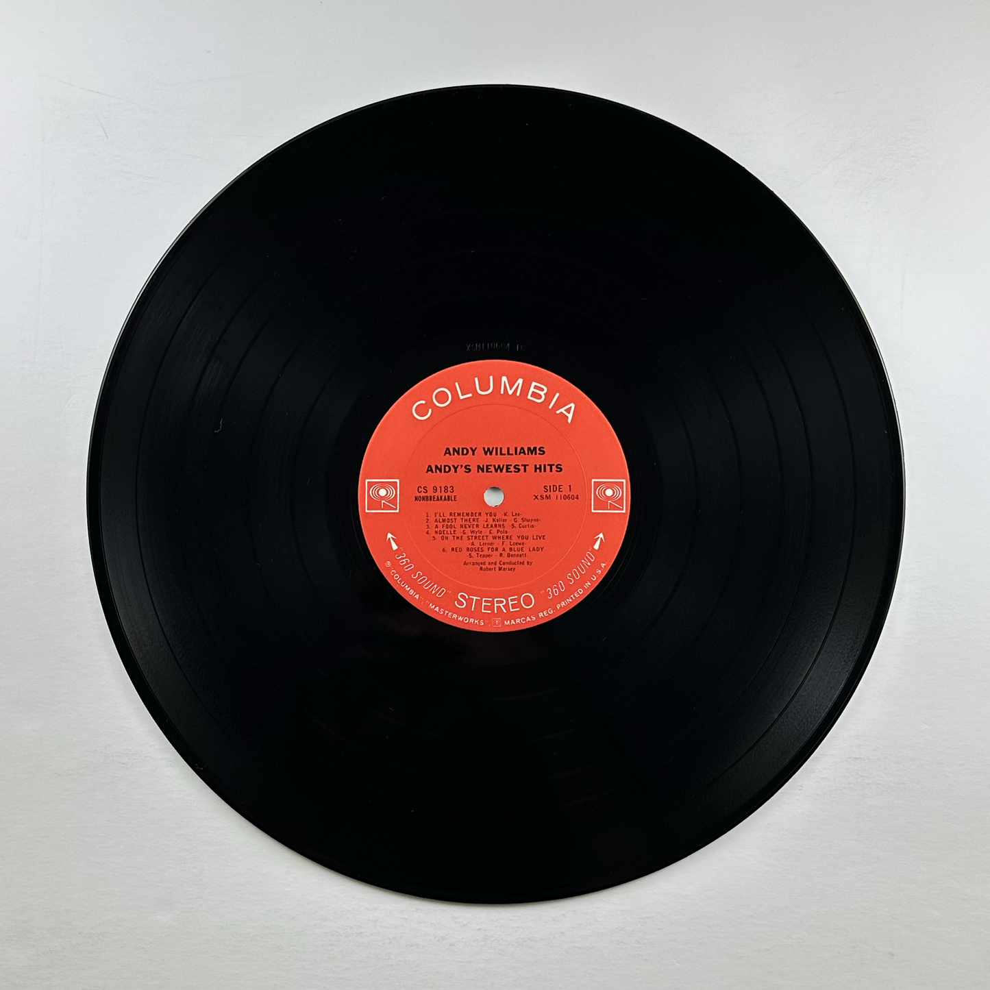 Pre-Owned :: Andy Williams "Newest Hits" LP