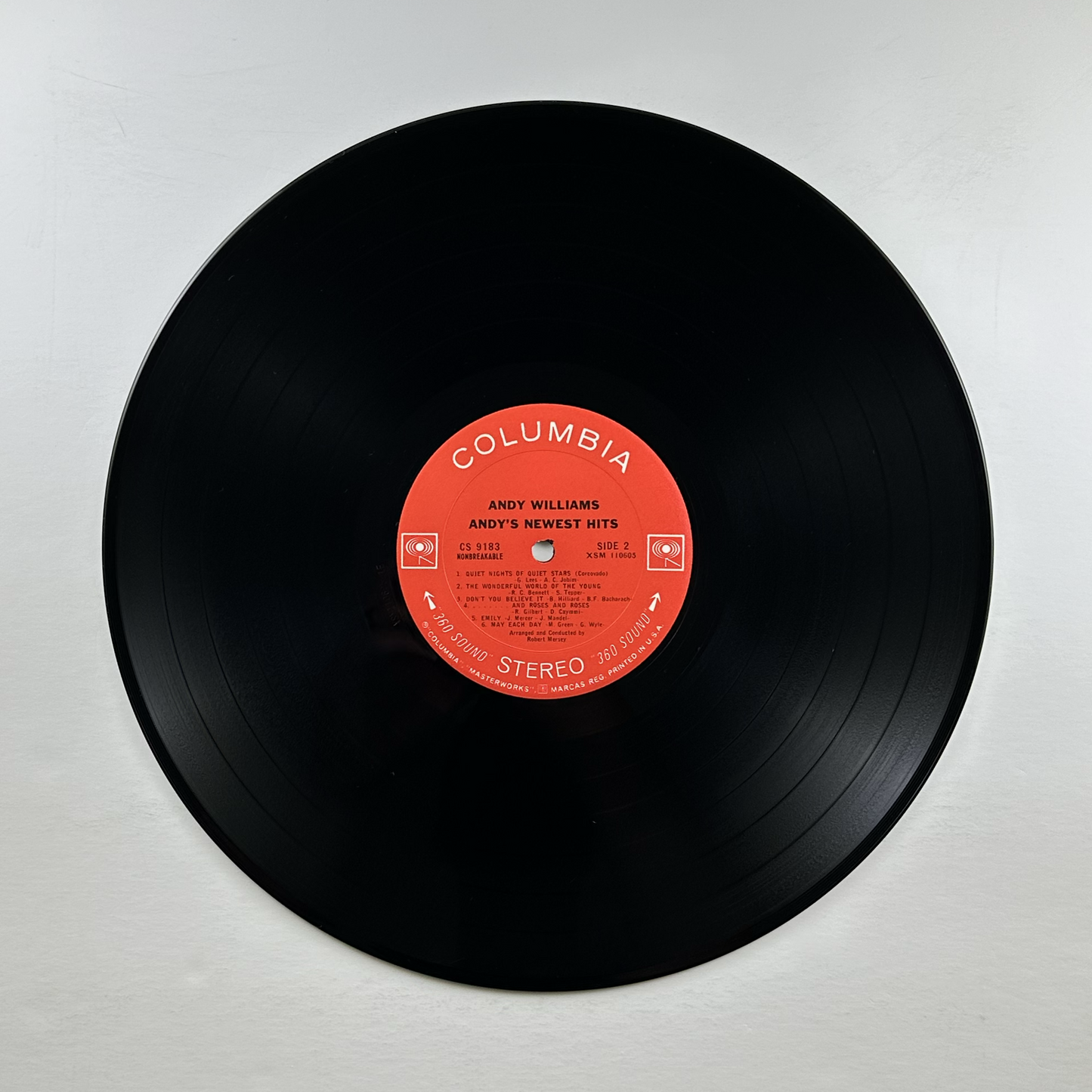 Pre-Owned :: Andy Williams "Newest Hits" LP