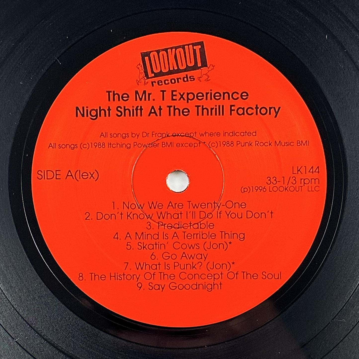 Pre-Owned :: Mr. T Experience, The "Night Shift At The Thrill Factory" LP