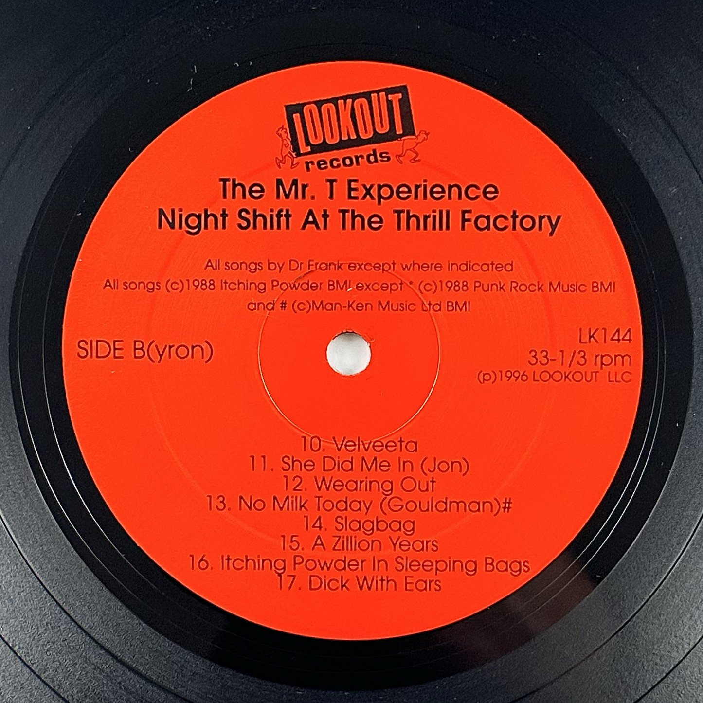 Pre-Owned :: Mr. T Experience, The "Night Shift At The Thrill Factory" LP