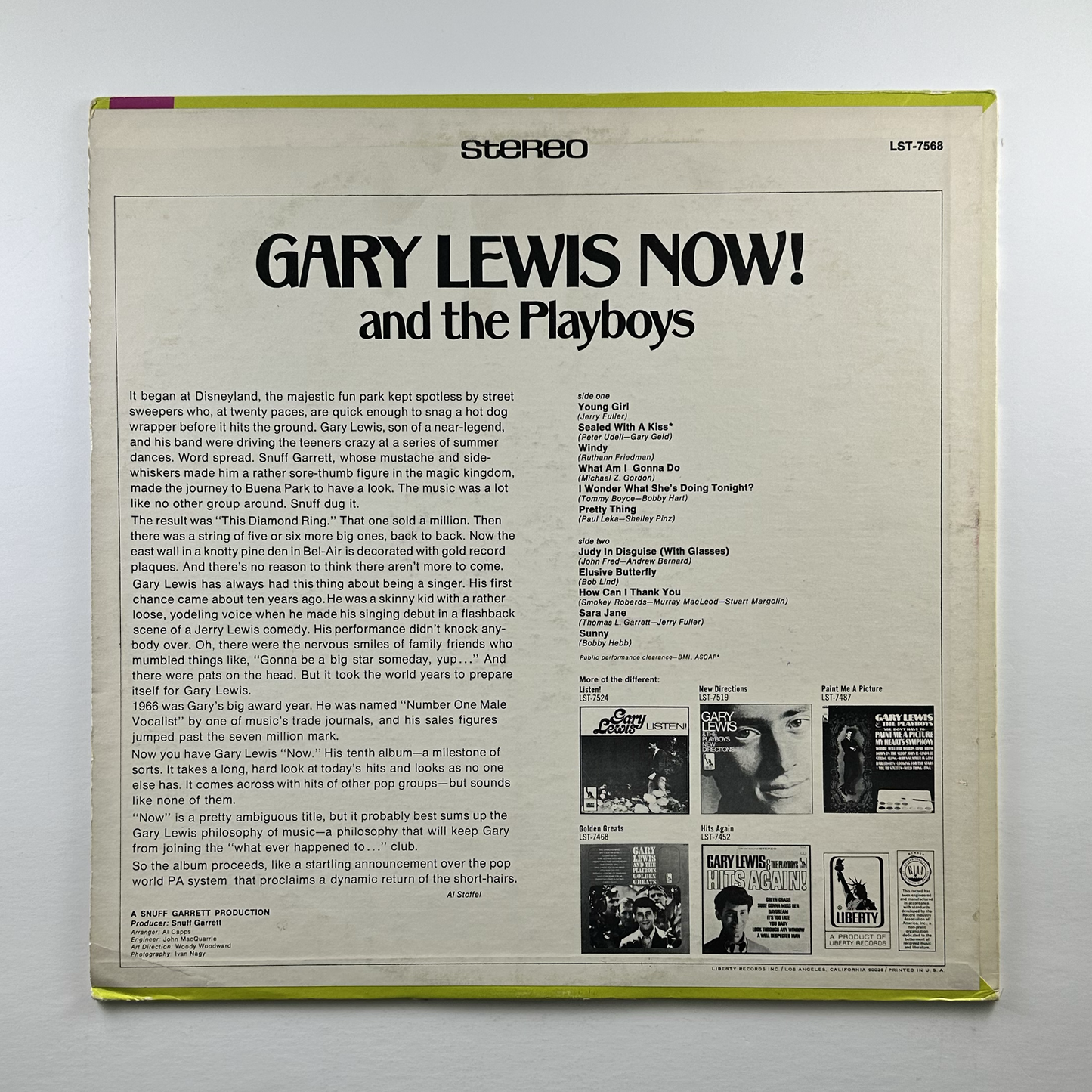 Pre-Owned :: Gary Lewis & The Playboys "Now!" LP