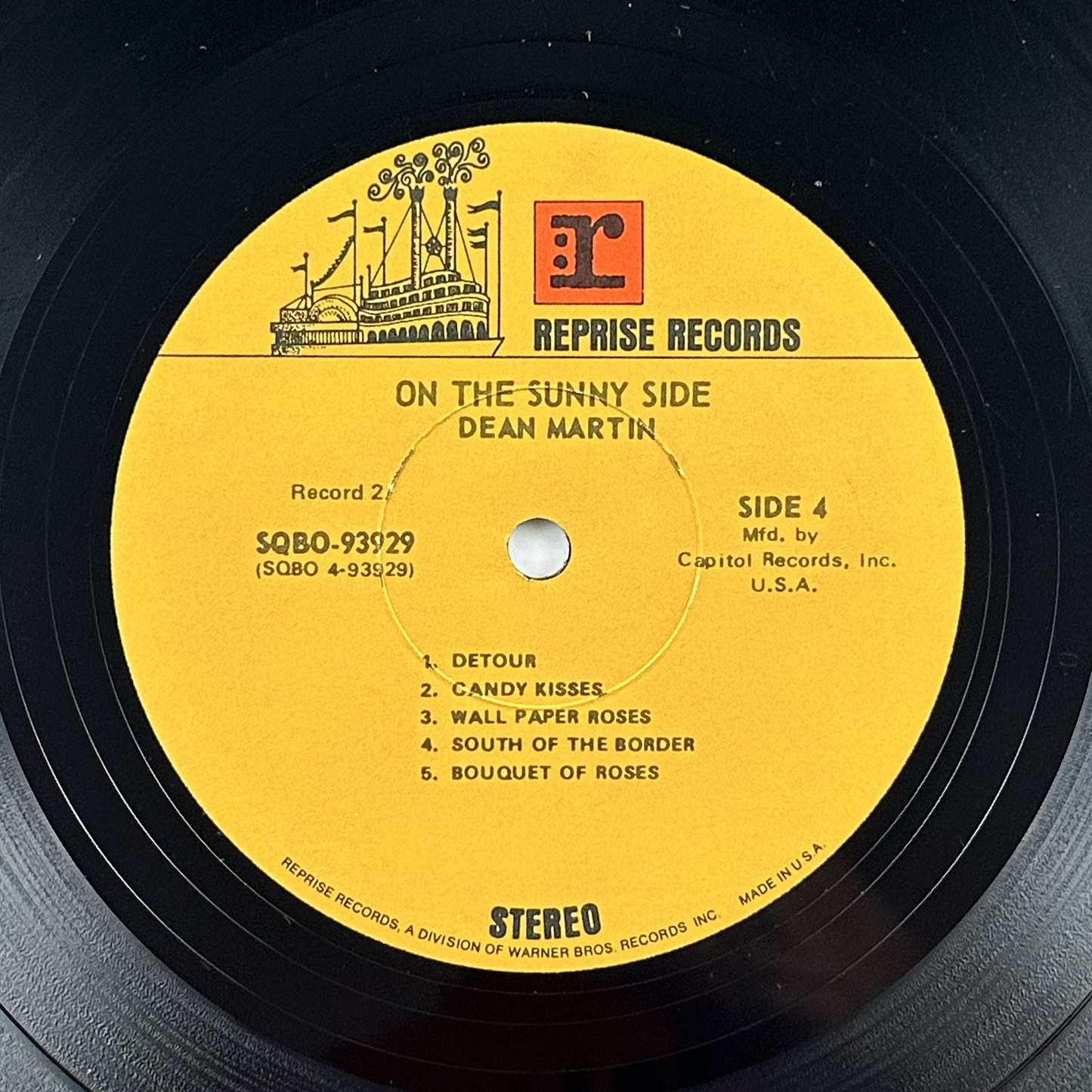 Pre-Owned :: Dean Martin "On The Sunny Side" LP