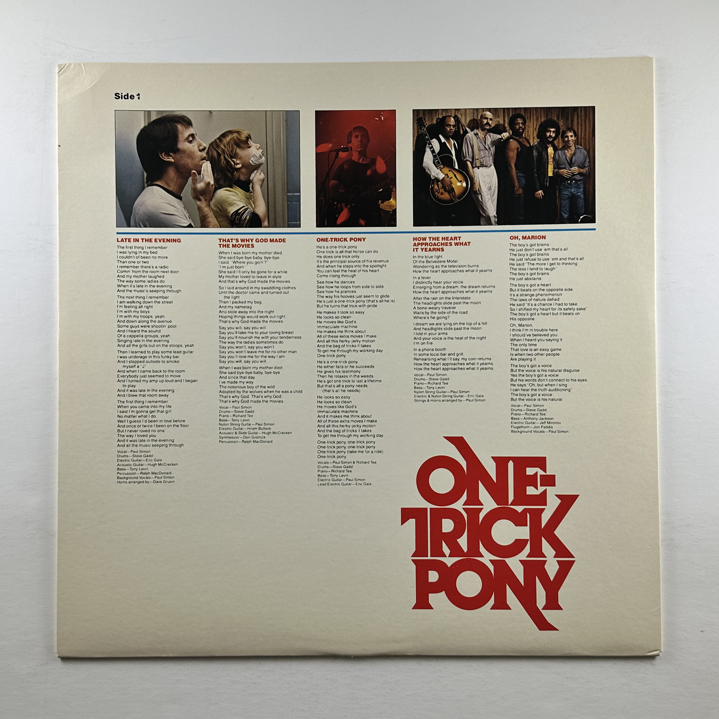 Pre-Owned :: Paul Simon "One-Trick Pony" LP