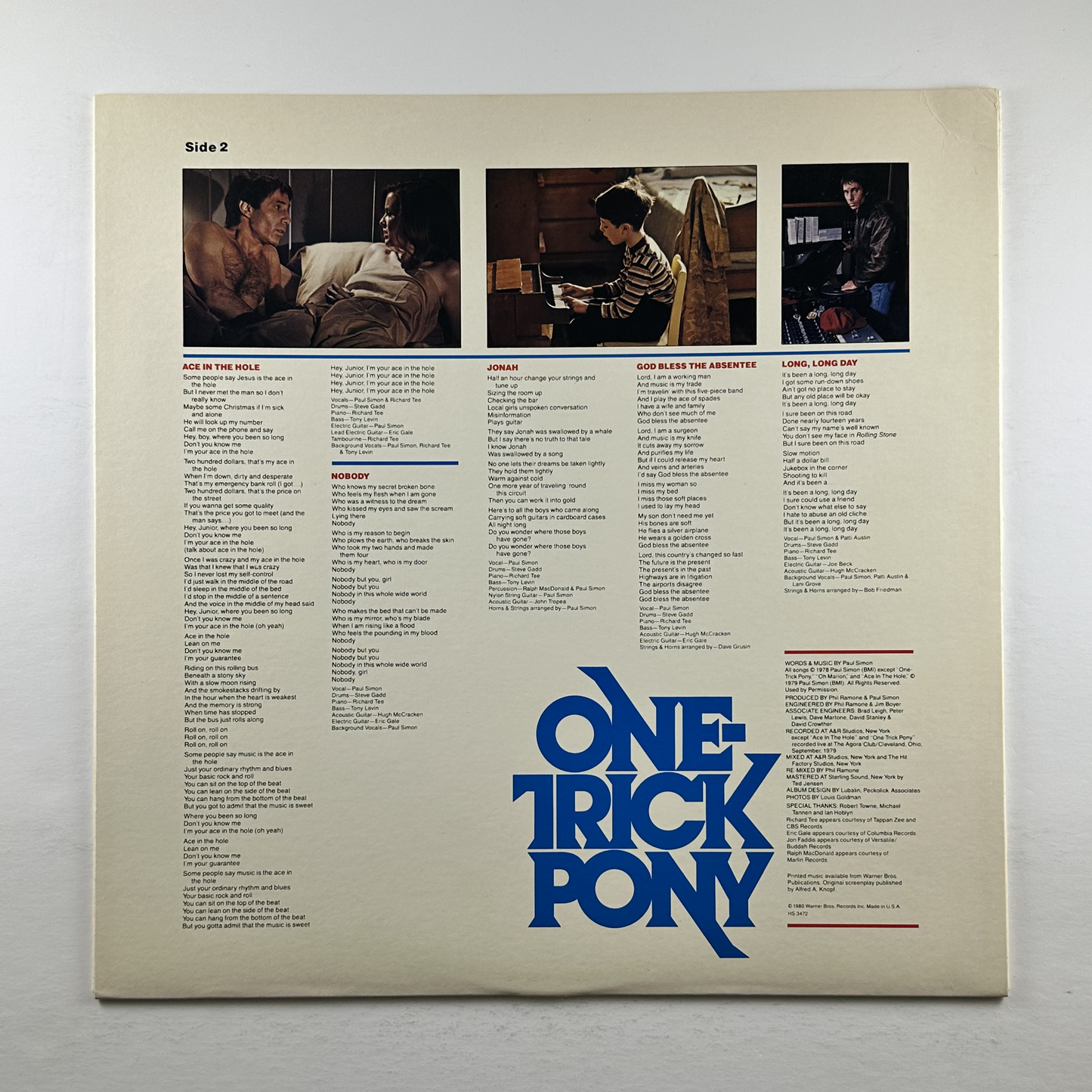 Pre-Owned :: Paul Simon "One-Trick Pony" LP