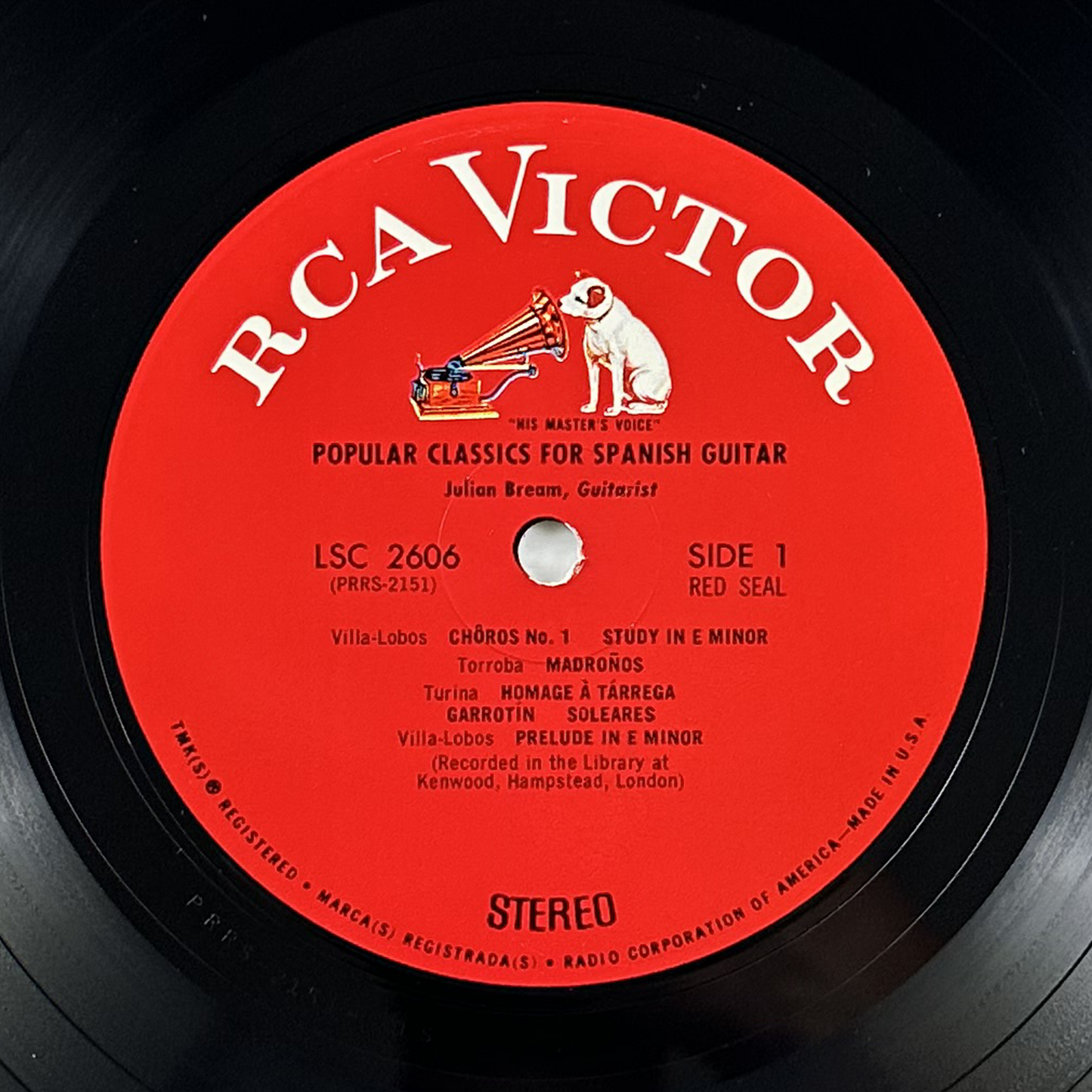 Pre-Owned :: Julian Bream "Popular Classics For Spanish Guitar" LP