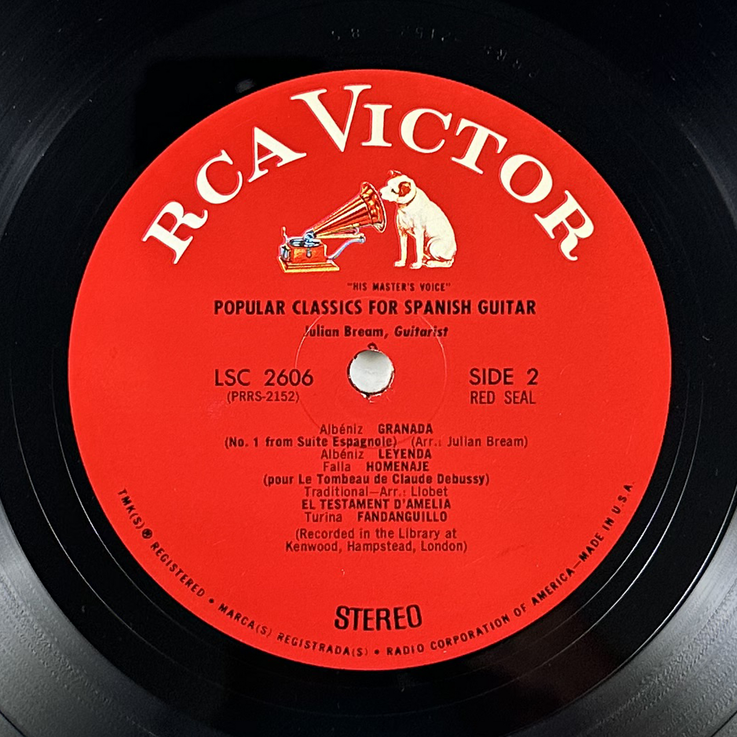 Pre-Owned :: Julian Bream "Popular Classics For Spanish Guitar" LP