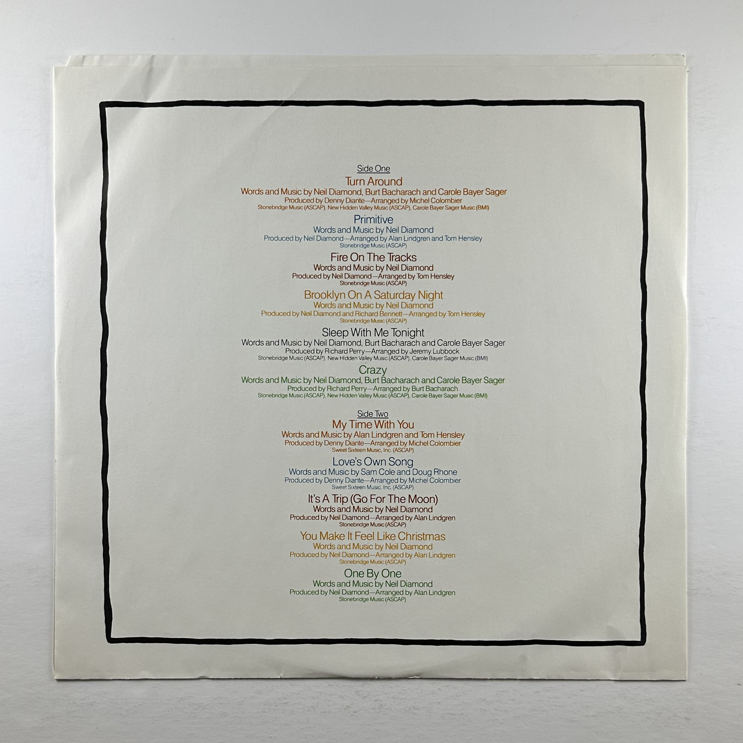 Pre-Owned :: Neil Diamond "Primitive" LP