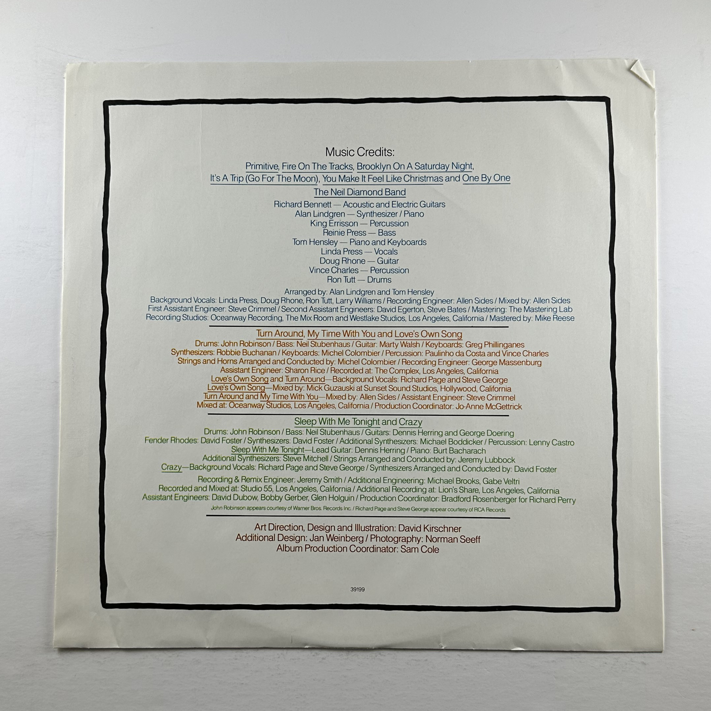 Pre-Owned :: Neil Diamond "Primitive" LP