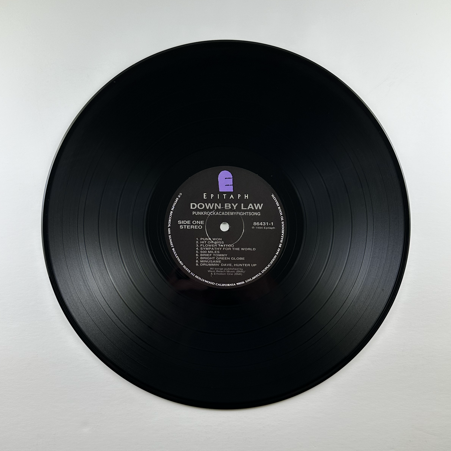 Pre-Owned :: Down By Law "Punkrockacademyfightsong" LP