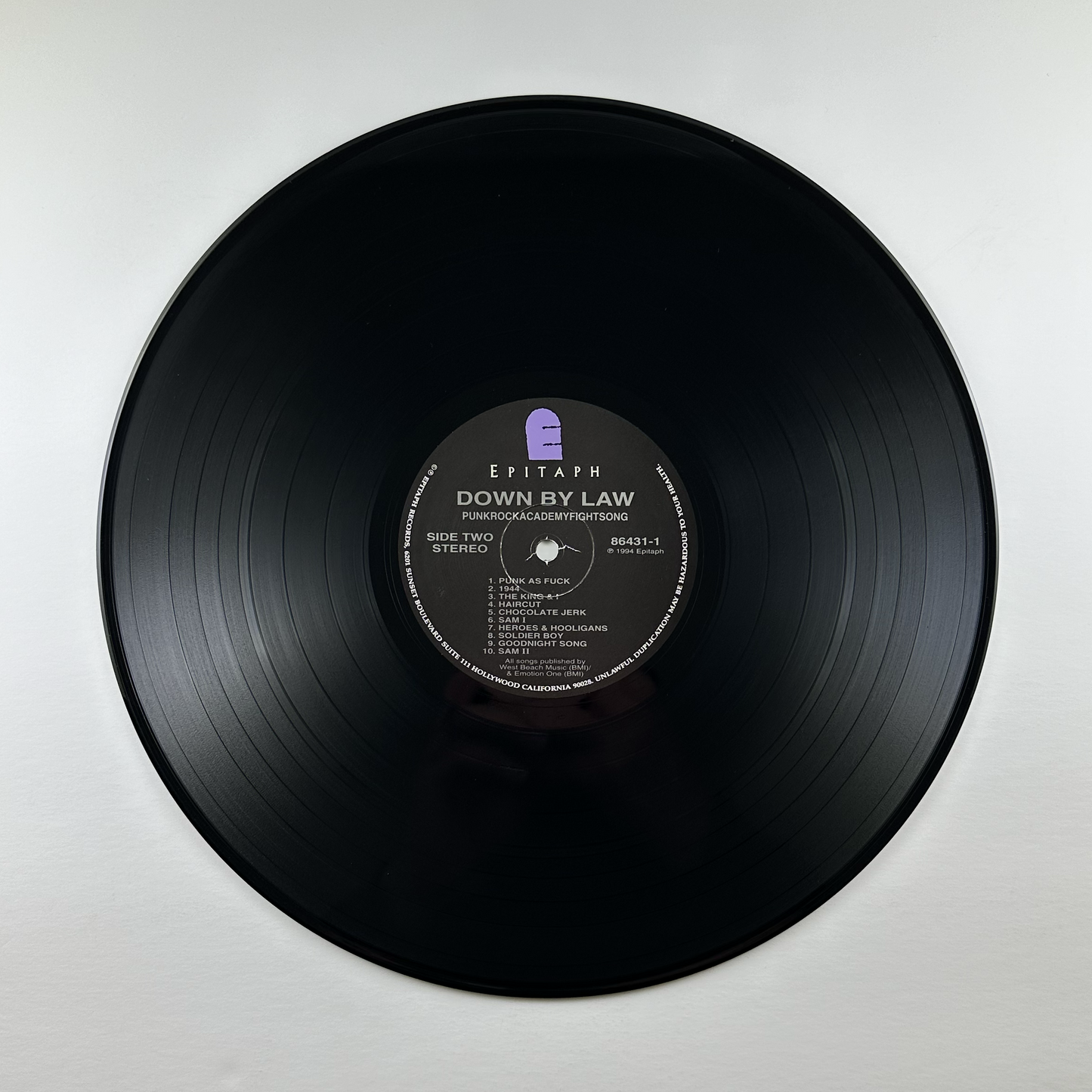 Pre-Owned :: Down By Law "Punkrockacademyfightsong" LP