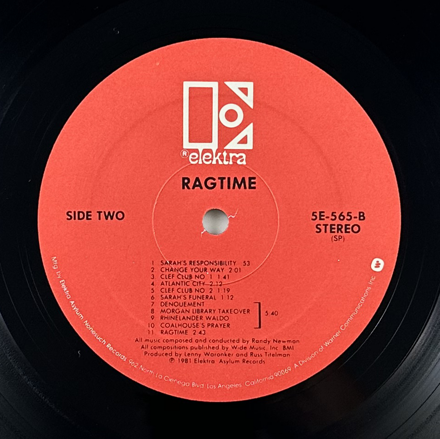 Pre-Owned :: Randy Newman "Ragtime" LP