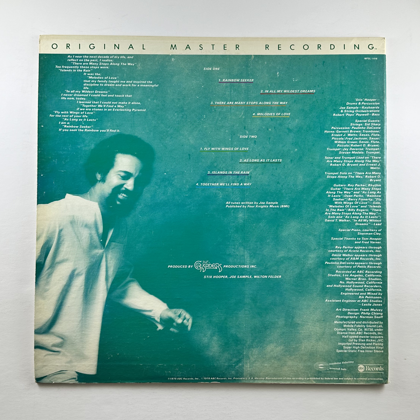 Pre-Owned :: Joe Sample "Rainbow Seeker" LP