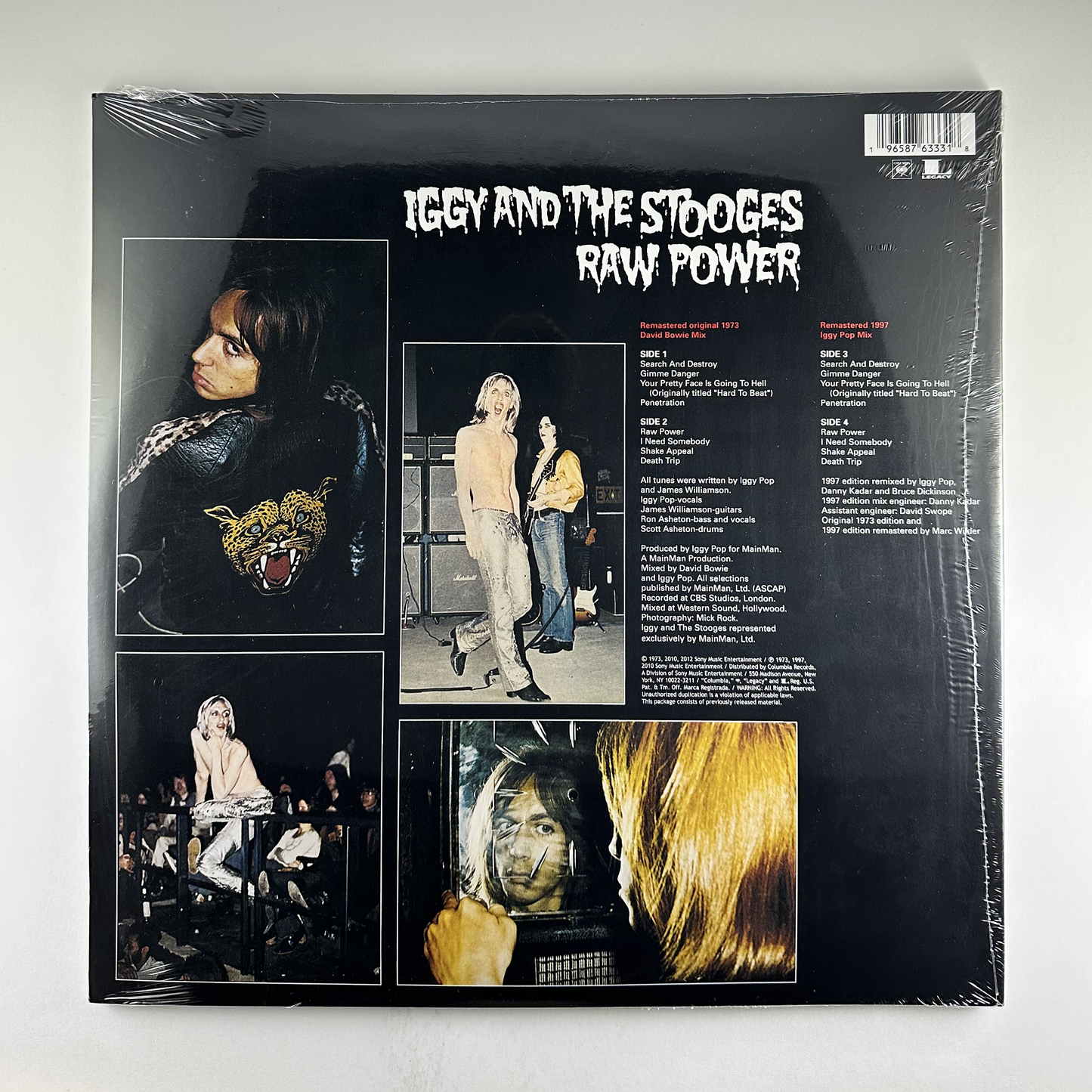 Iggy & Stooges "Raw Power" 2xLP