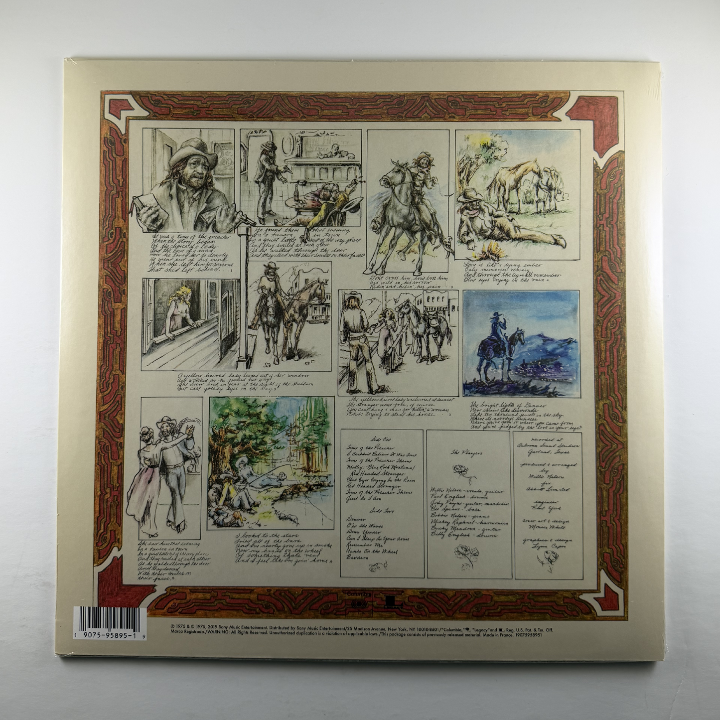 Willie Nelson "Red Headed Stranger" LP