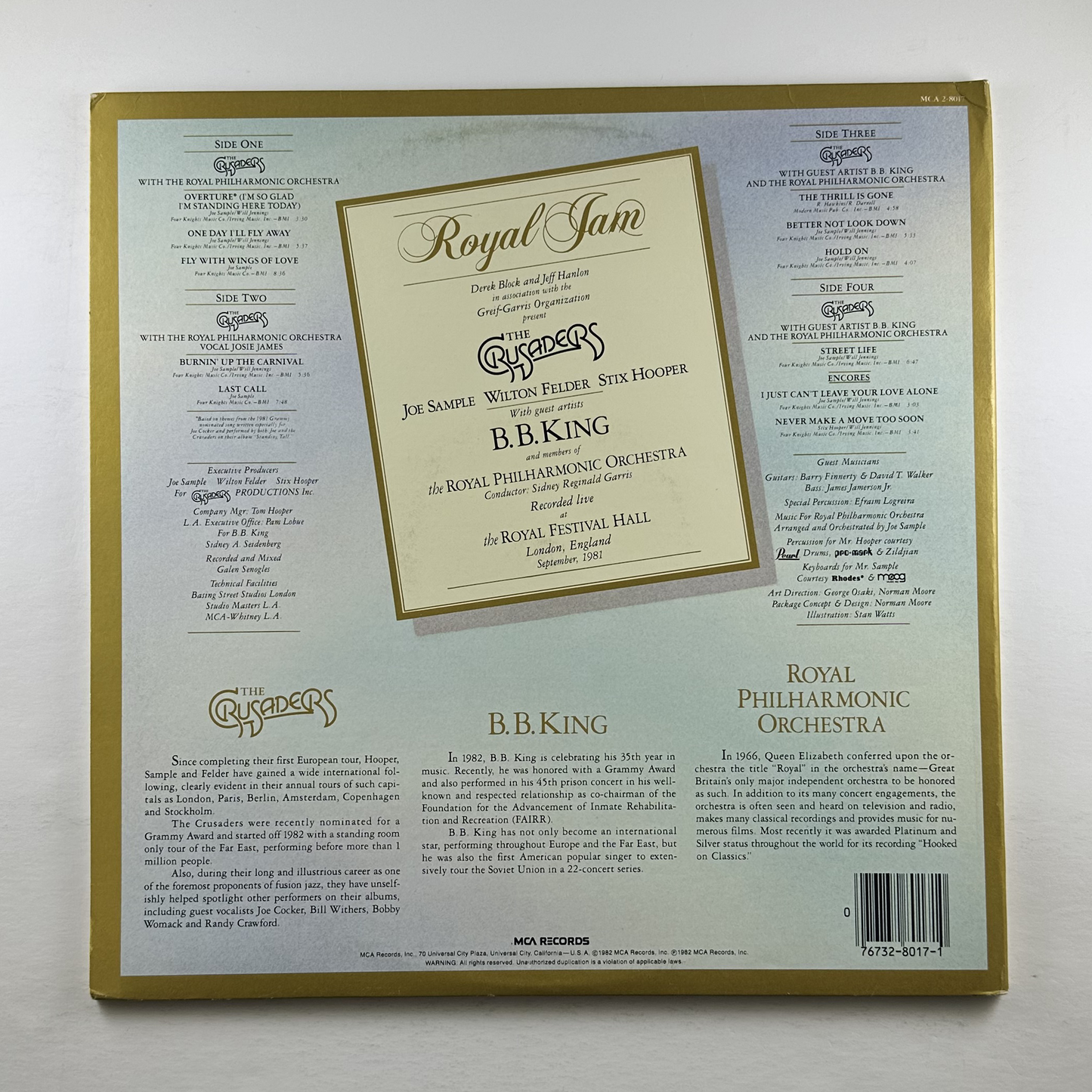 Pre-Owned :: Crusaders, The With B.B. King And Royal Philharmonic "Royal Jam" 2xLP