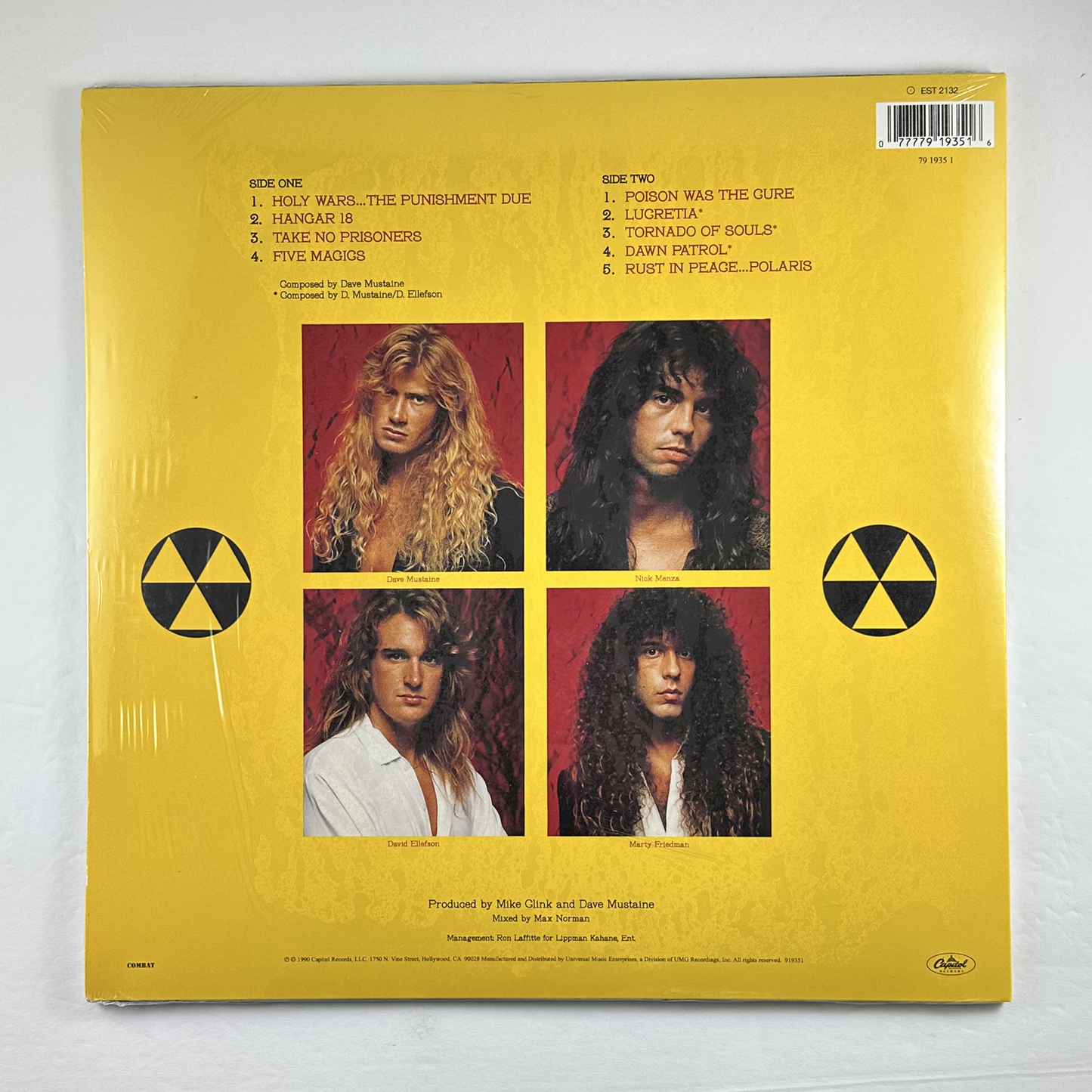 Megadeth "Rust In Peace" LP