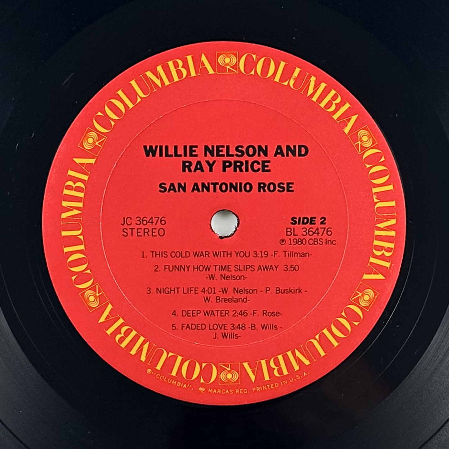 Pre-Owned :: Willie Nelson & Ray Price "San Antonio Rose" LP