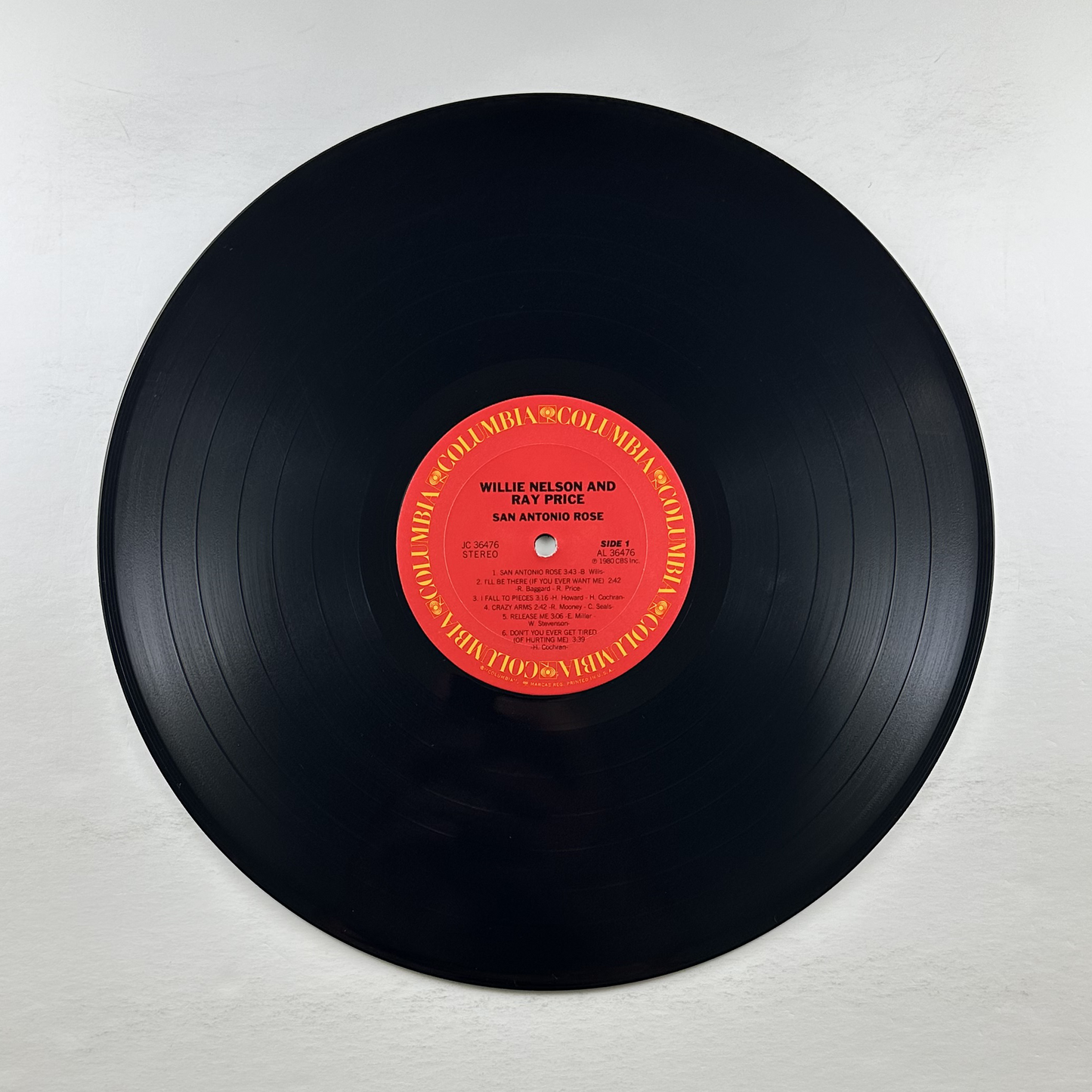Pre-Owned :: Willie Nelson & Ray Price "San Antonio Rose" LP