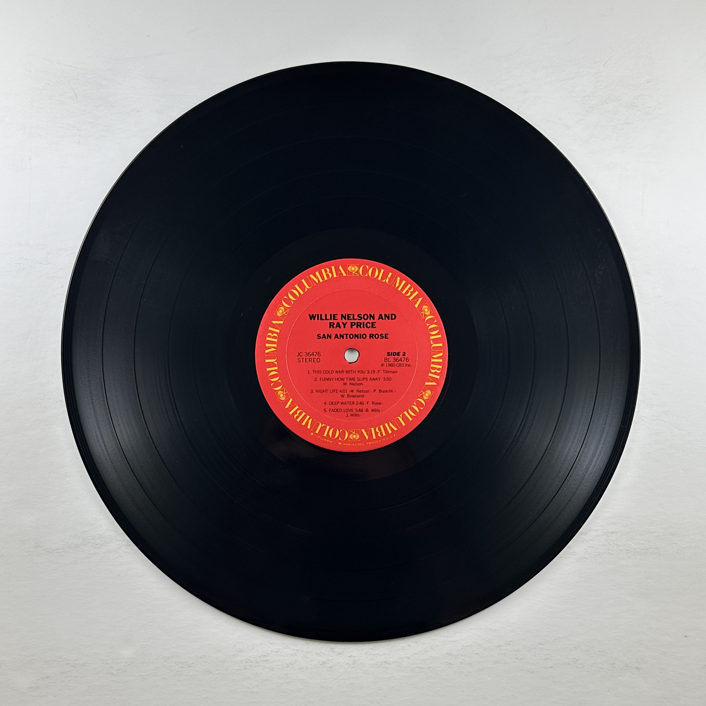 Pre-Owned :: Willie Nelson & Ray Price "San Antonio Rose" LP